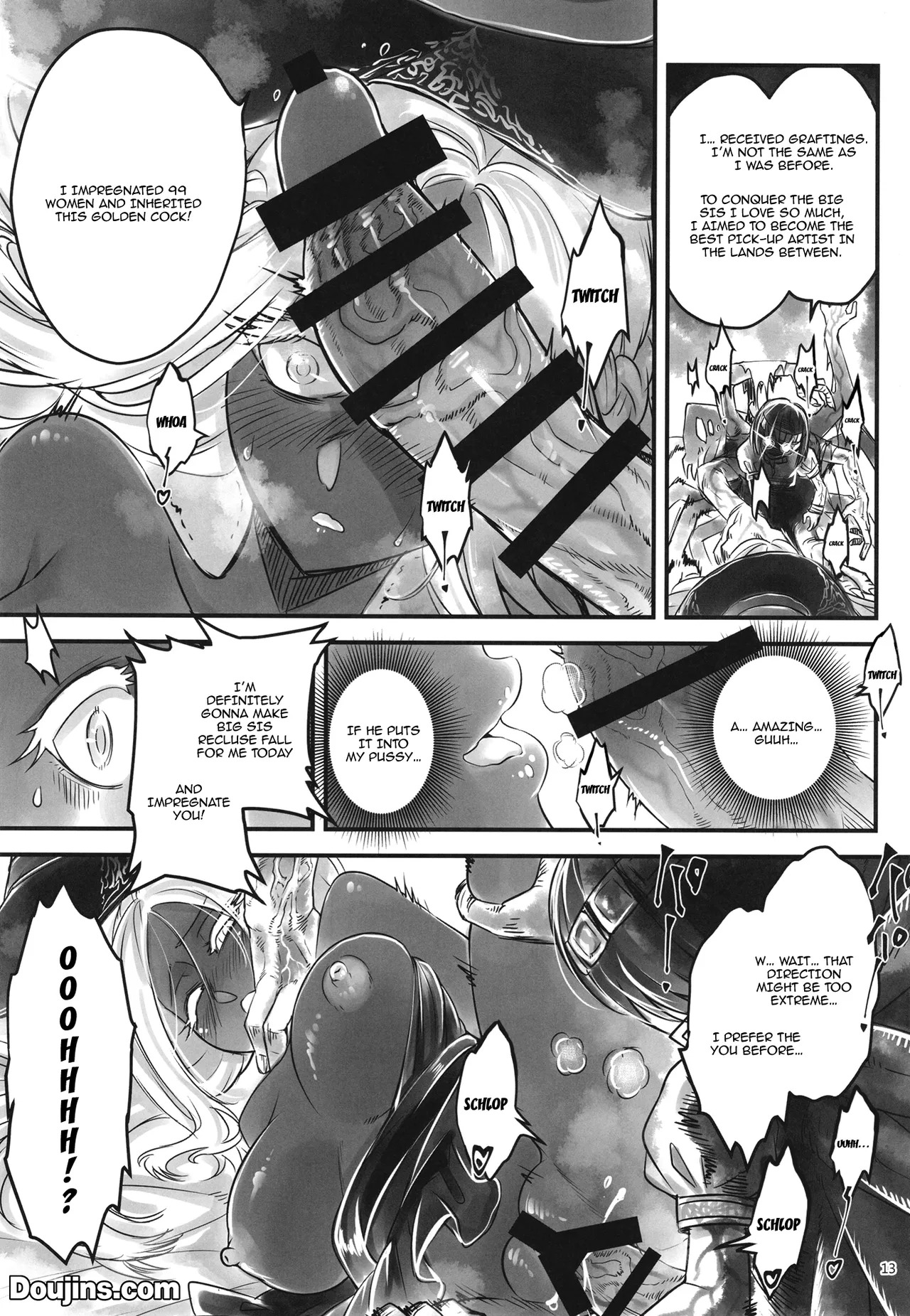 [San Se Fang (Heiqing Langjun)] Elden Kirakira:Nightbrothel | Elden Shining Nightbrothel (Elden Ring: Nightreign) [English] {Doujins.com} [Digital] - Page 14