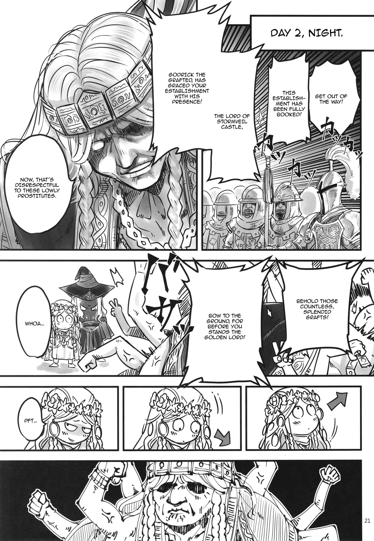 [San Se Fang (Heiqing Langjun)] Elden Kirakira:Nightbrothel | Elden Shining Nightbrothel (Elden Ring: Nightreign) [English] {Doujins.com} [Digital] - Page 22