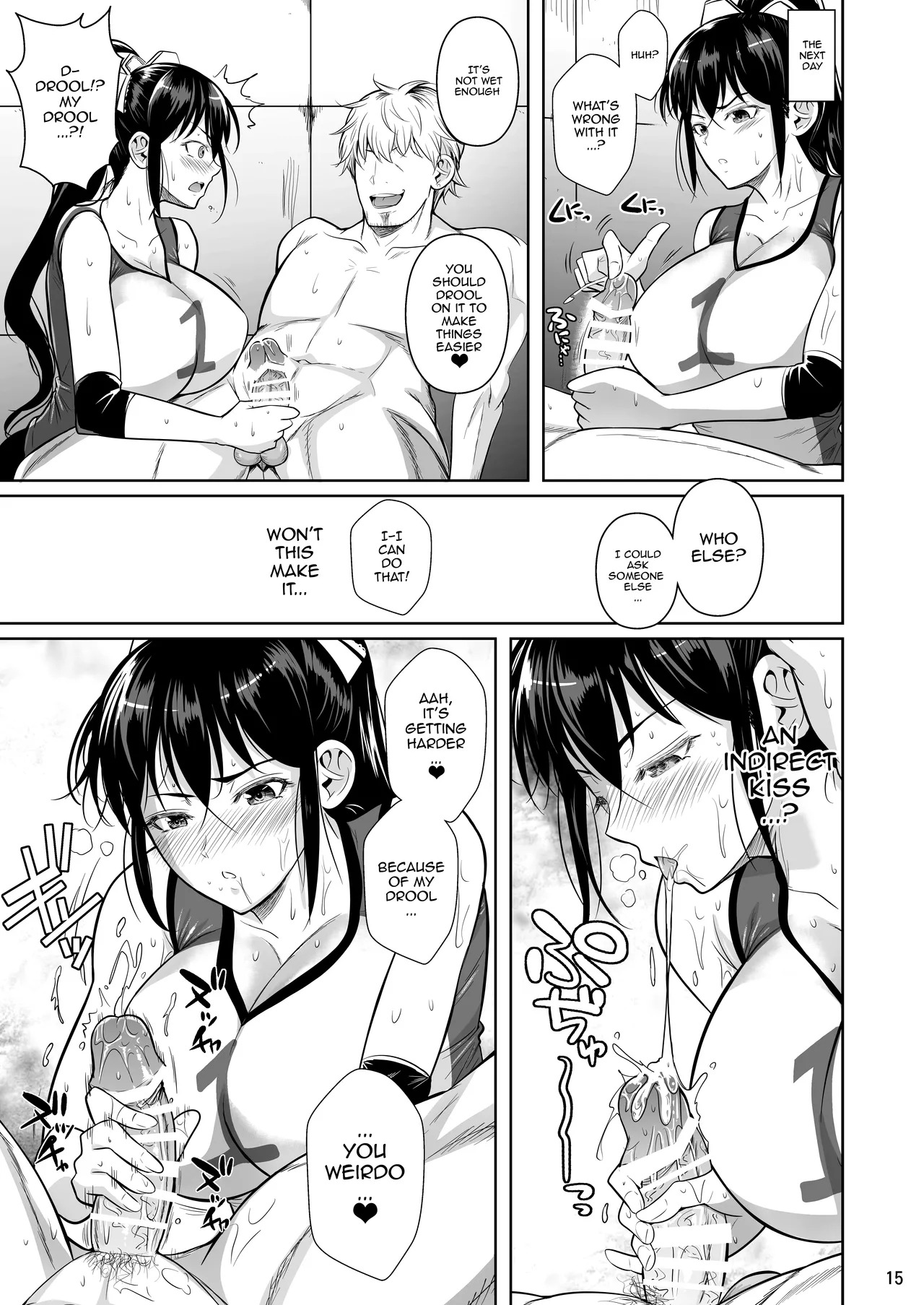 [Shoot The Moon (Fuetakishi)] Asettarashi / Covered in Sweat [Digital] [Strib] (Lance) - Page 16
