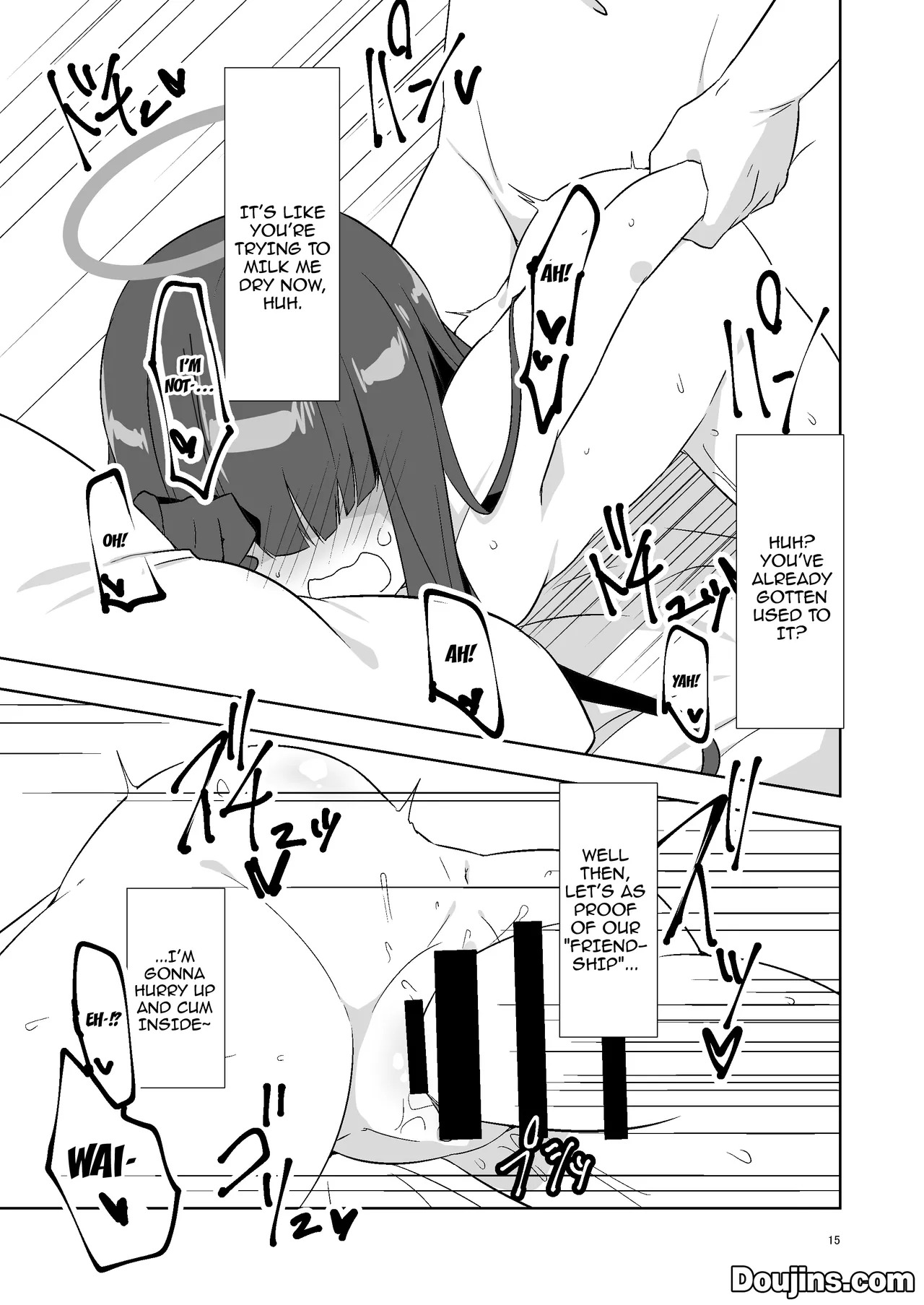 [Silver Way (Shirogane)] Sensei dakara Seito no Koibito ni wa Narenai kedo SeFri ni nara Natte Agerareru yo. | As A Sensei, I Can't Become A Student's Lover, But I Can Be Your Fuckbuddy (Blue Archive) [English] {Doujins.com} [Digital] - Page 14