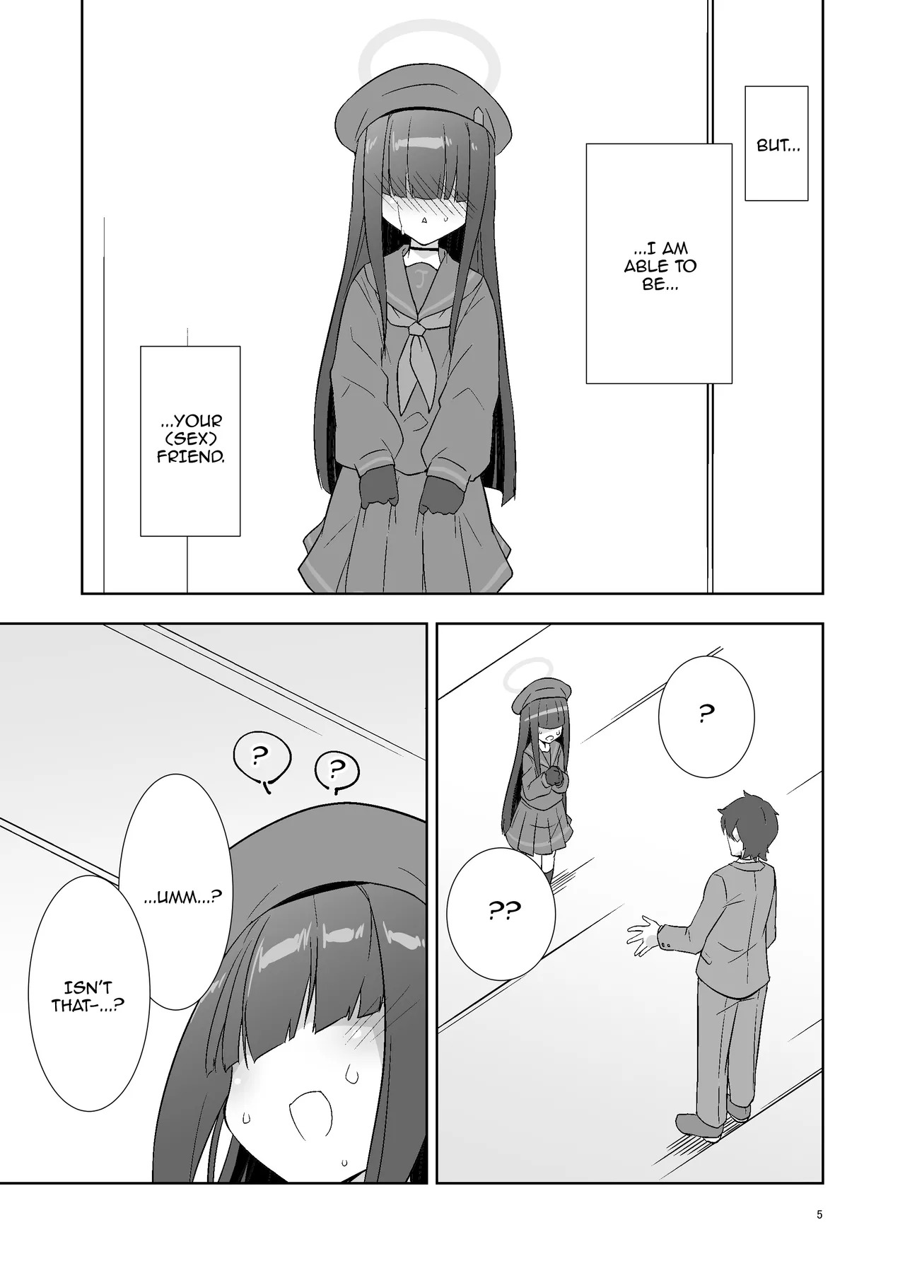 [Silver Way (Shirogane)] Sensei dakara Seito no Koibito ni wa Narenai kedo SeFri ni nara Natte Agerareru yo. | As A Sensei, I Can't Become A Student's Lover, But I Can Be Your Fuckbuddy (Blue Archive) [English] {Doujins.com} [Digital] - Page 4