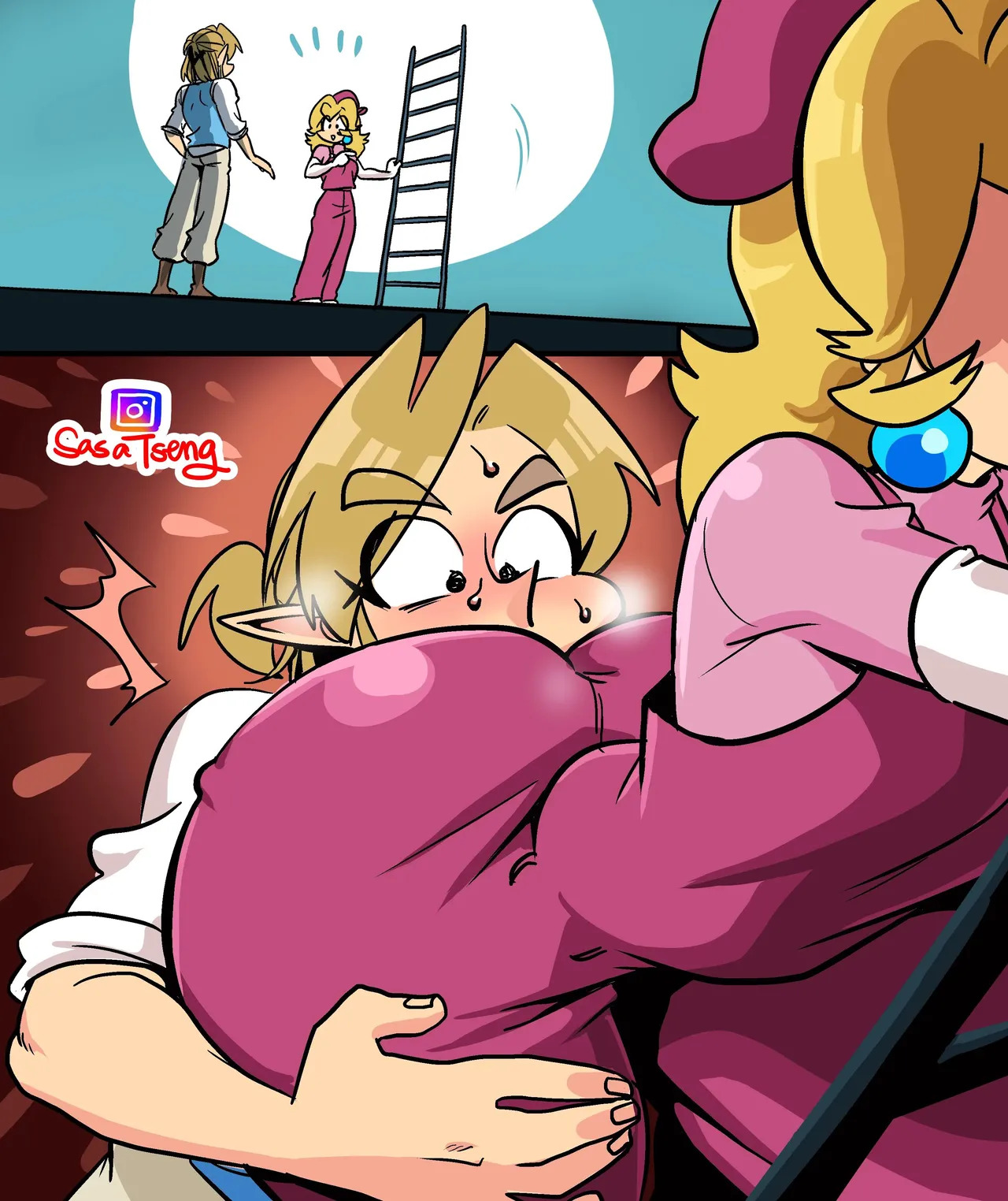 [SAcommeSassy] Link x Peach (Ongoing) - Page 158