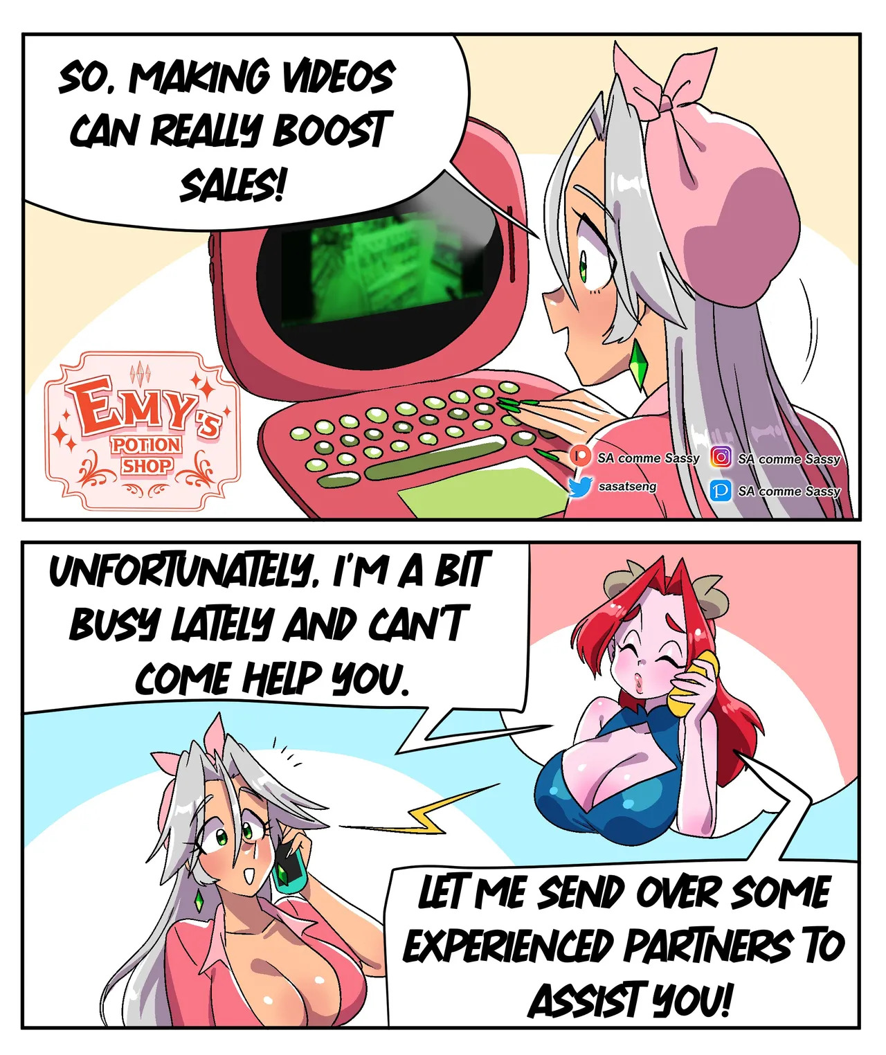 [SACommeSassy] Emy's Potion Shop (Ongoing) - Page 146