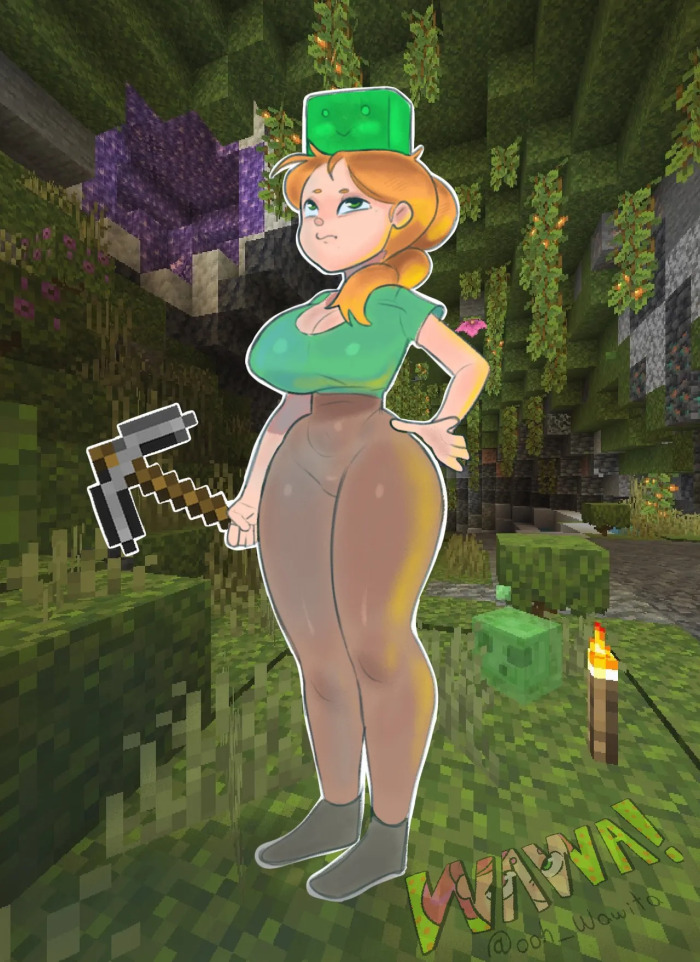 [Wawita!] Alex & Slime (Minecraft)