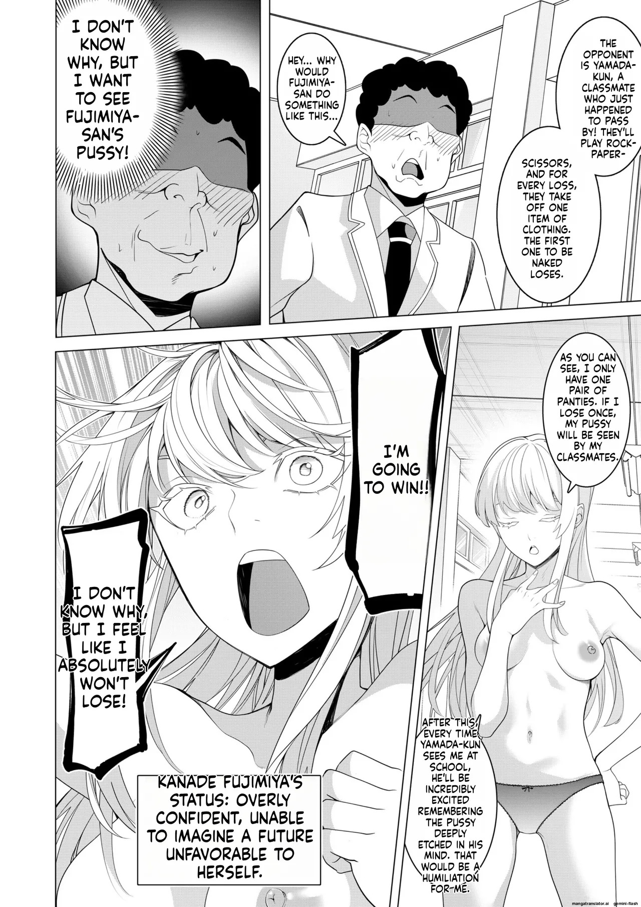 [Hisamaru Hajimeya (Hisamaru Hajime)] Saimin Appli de! ~Chou Cool! Tensai Half Ojou-sama ni Hentai Omanko Geinin to Shite AV Haishin Sasete Mita~ [English] [AI Translated] [Decensored] - Page 27