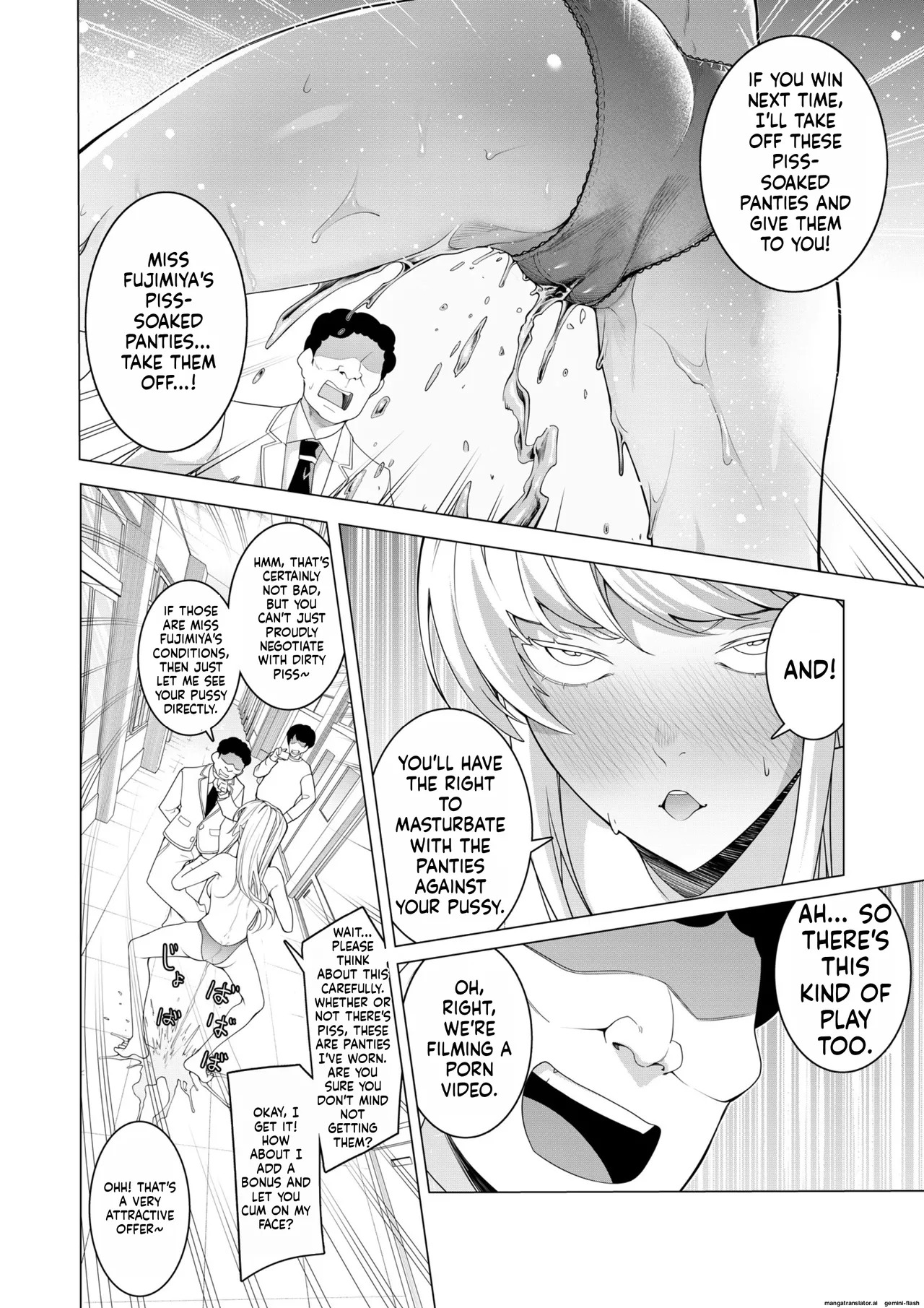 [Hisamaru Hajimeya (Hisamaru Hajime)] Saimin Appli de! ~Chou Cool! Tensai Half Ojou-sama ni Hentai Omanko Geinin to Shite AV Haishin Sasete Mita~ [English] [AI Translated] [Decensored] - Page 33
