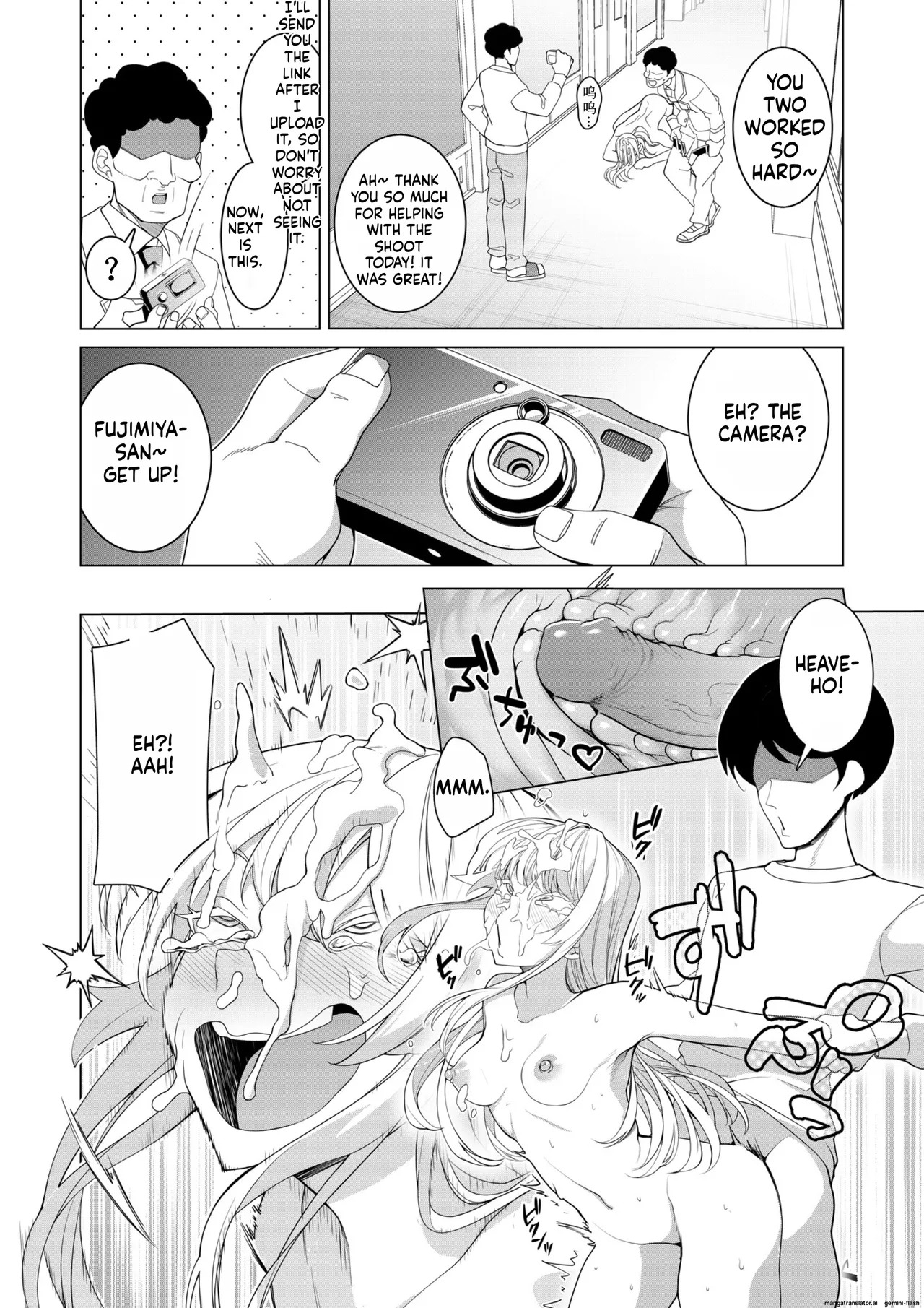 [Hisamaru Hajimeya (Hisamaru Hajime)] Saimin Appli de! ~Chou Cool! Tensai Half Ojou-sama ni Hentai Omanko Geinin to Shite AV Haishin Sasete Mita~ [English] [AI Translated] [Decensored] - Page 39