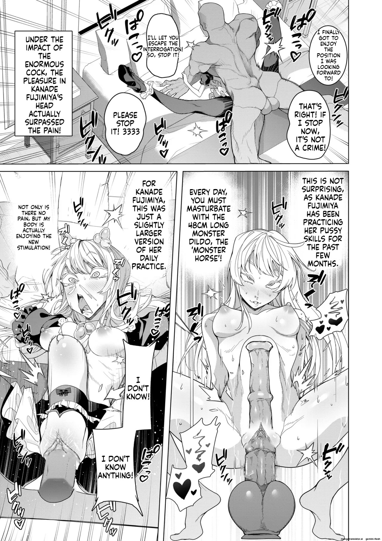 [Hisamaru Hajimeya (Hisamaru Hajime)] Saimin Appli de! ~Chou Cool! Tensai Half Ojou-sama ni Hentai Omanko Geinin to Shite AV Haishin Sasete Mita~ [English] [AI Translated] [Decensored] - Page 50