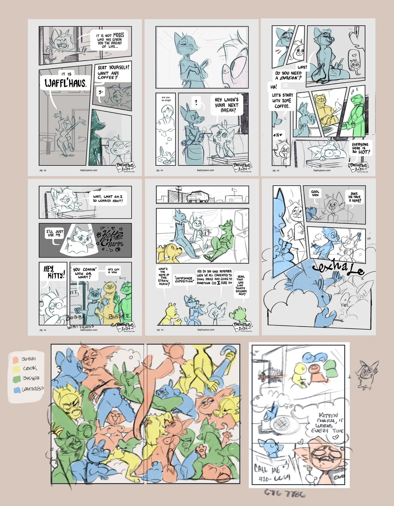 [BAPHYPAWS] WAFFL'HAUS Deluxe Edition - Page 18