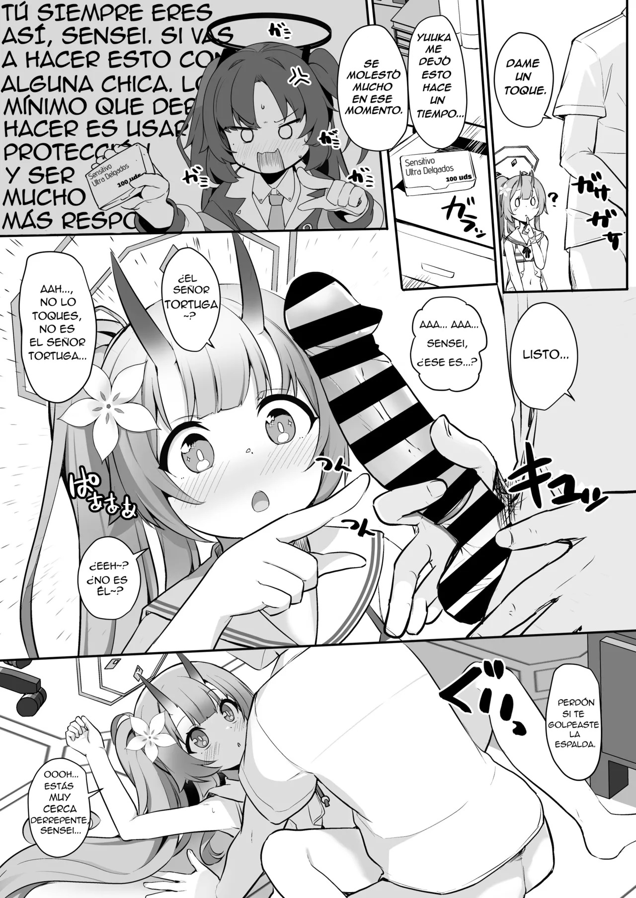 [Milk Pudding (Jamcy)] Mizugi da yo Ippai Dasete Ureshii ne | Me gusta que muestres tanto en ese traje de baño (Blue Archive) [Spanish] [Digital] - Page 12