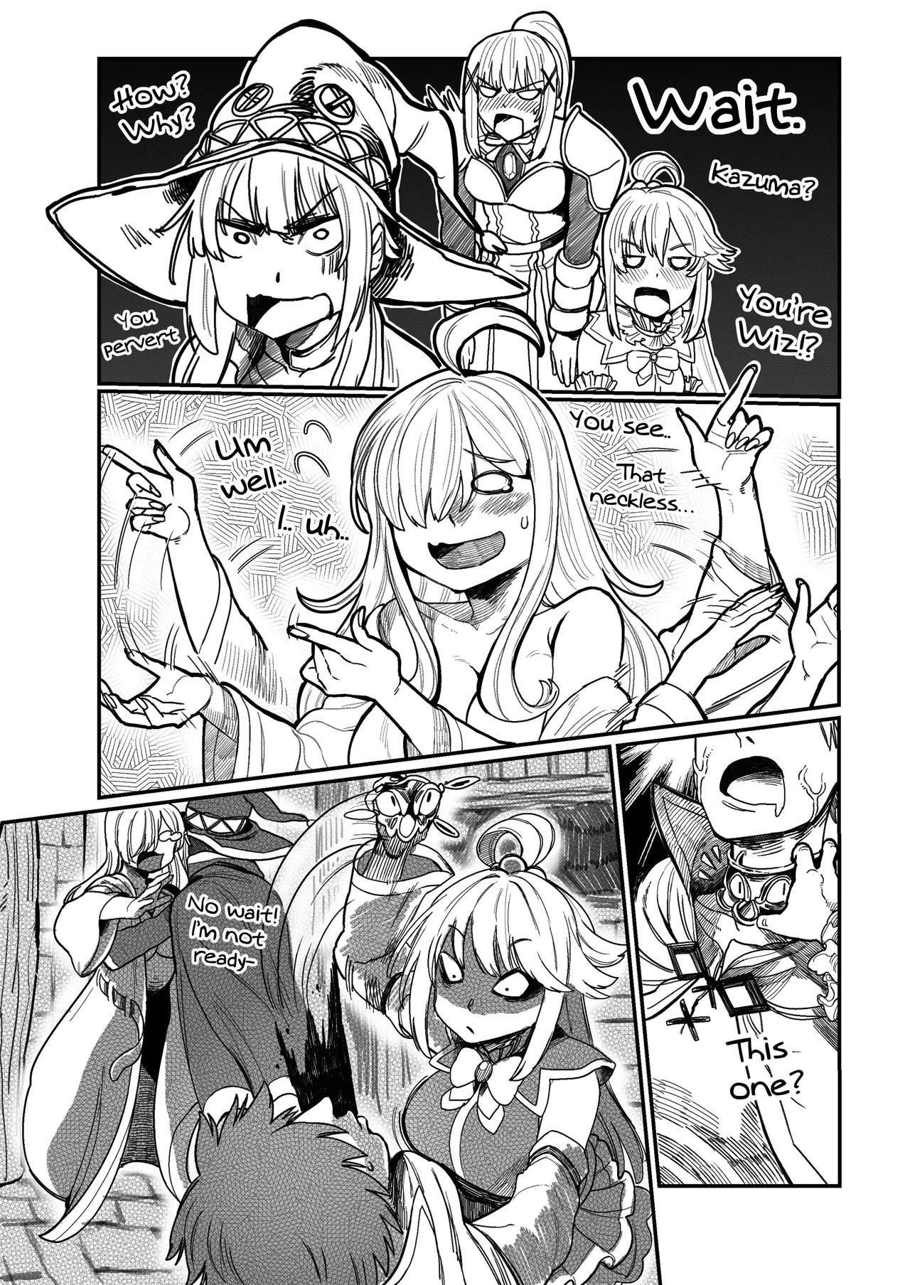 [Kawaii Tsun'aho (Aliss)] Konosuba: Wiz's possessed Bathtime - Page 10