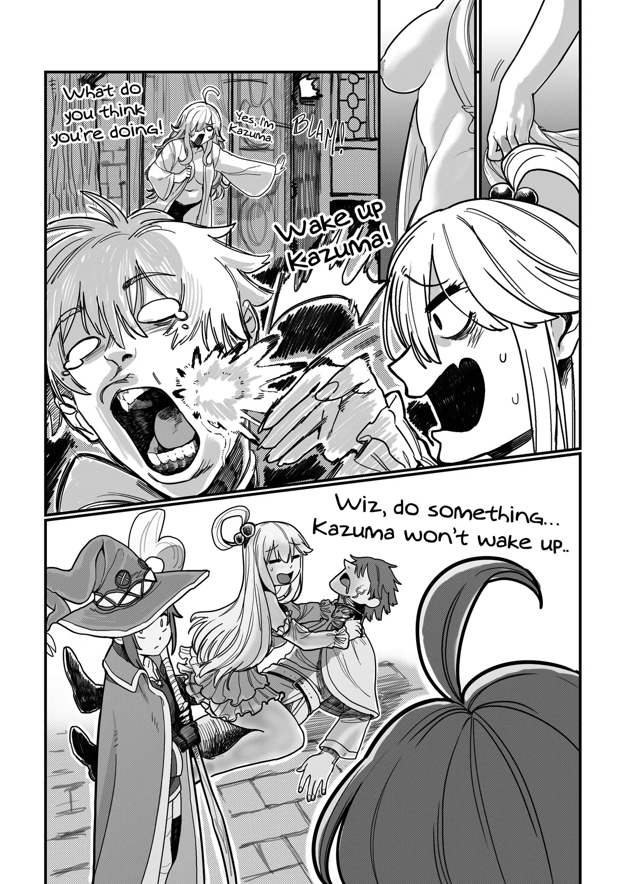 [Kawaii Tsun'aho (Aliss)] Konosuba: Wiz's possessed Bathtime - Page 9