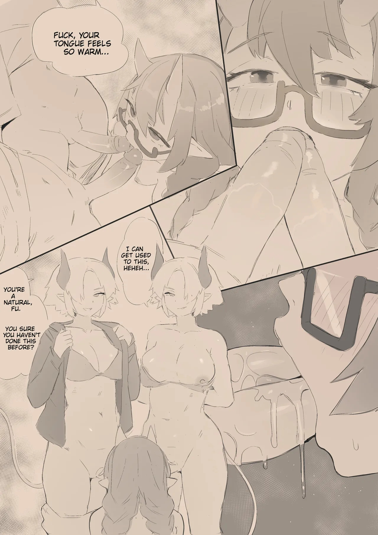 [Cafin] Perverted futanari secretly pushed her virgin girlfriend into 'compensated dating' and got her addicted to it! [+extra] - Page 9