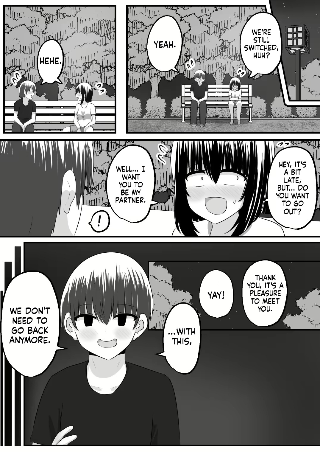[C Hange (hangesho)] Nai Setsuten ~Setten Naikedo Kininaru Anoko to Irekawari~ [English] [MTL] - Page 46