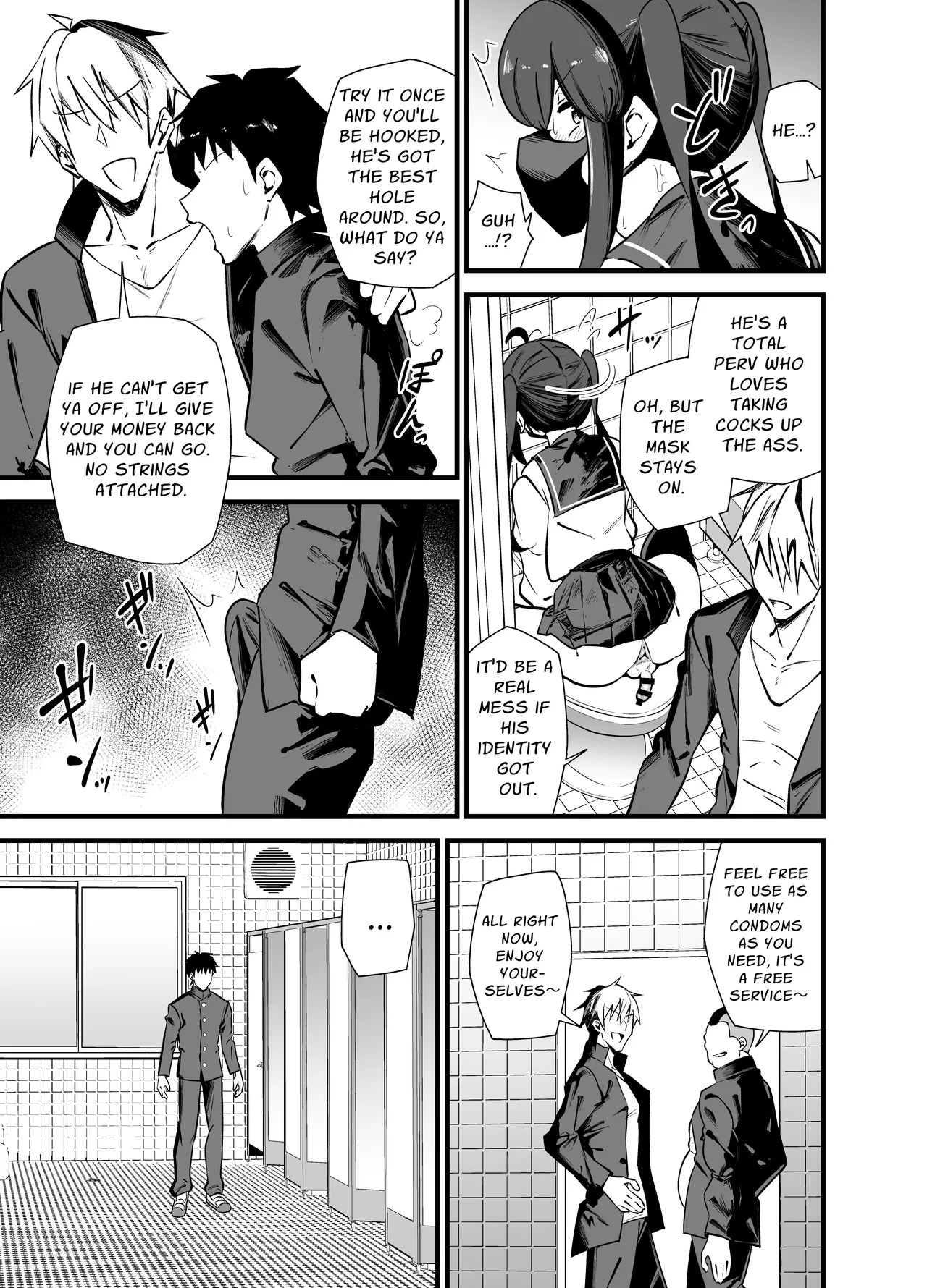 [Circle Tokomaya (Tokomaya Keita)] Bekkan 3-kai danshi toire no nikubenki | Cumdump Princess of the Annex Building 3rd Floor Men's Toilet [English] [Penguin Piper] [Digital] - Page 8