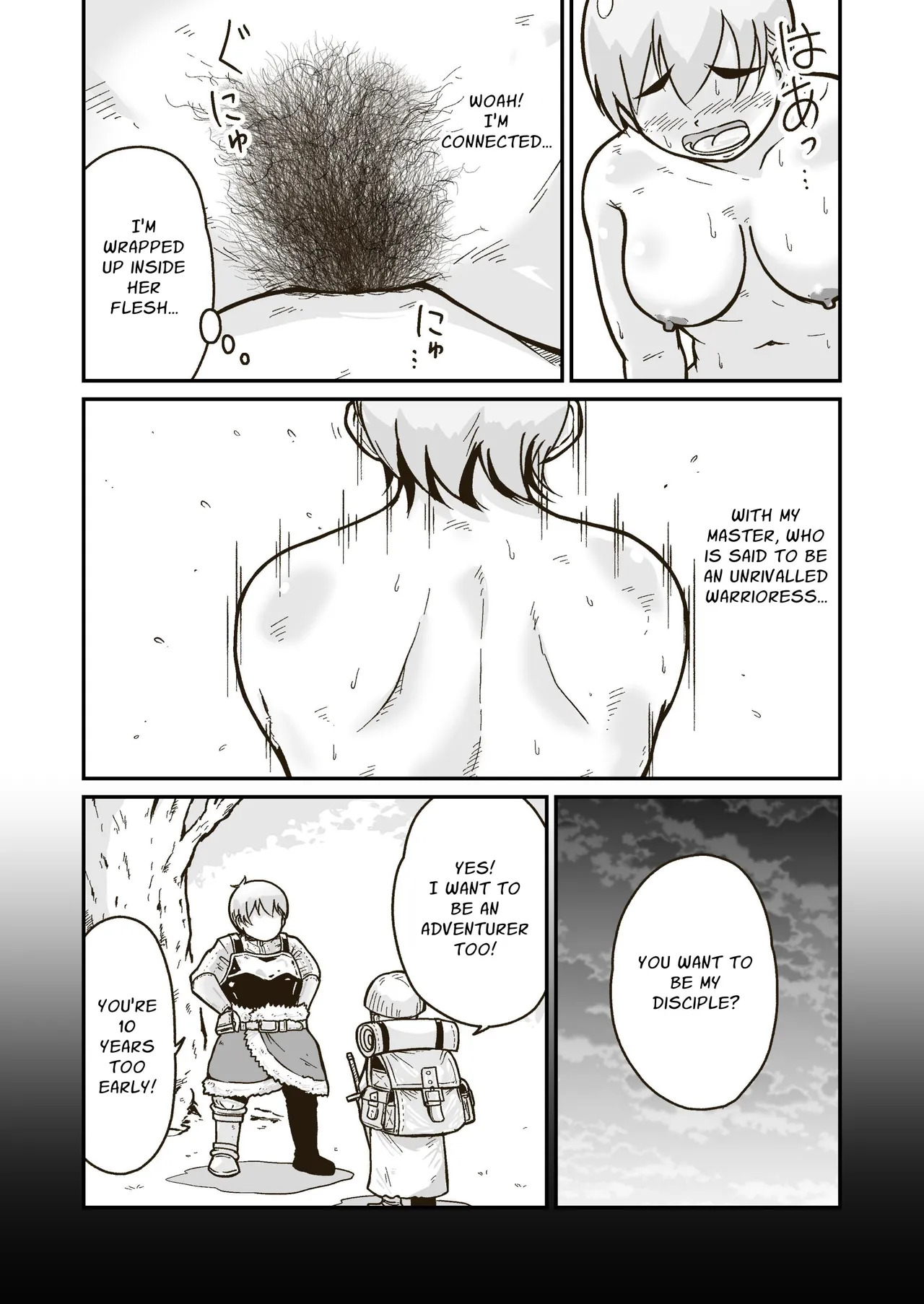 [GalleryCraft (Craft)] Me and My Master's Adventure Log ~Newbie Adventurer and Veteran Warrioress' First Time~ [English] [Leonardo DoJinshi] - Page 23