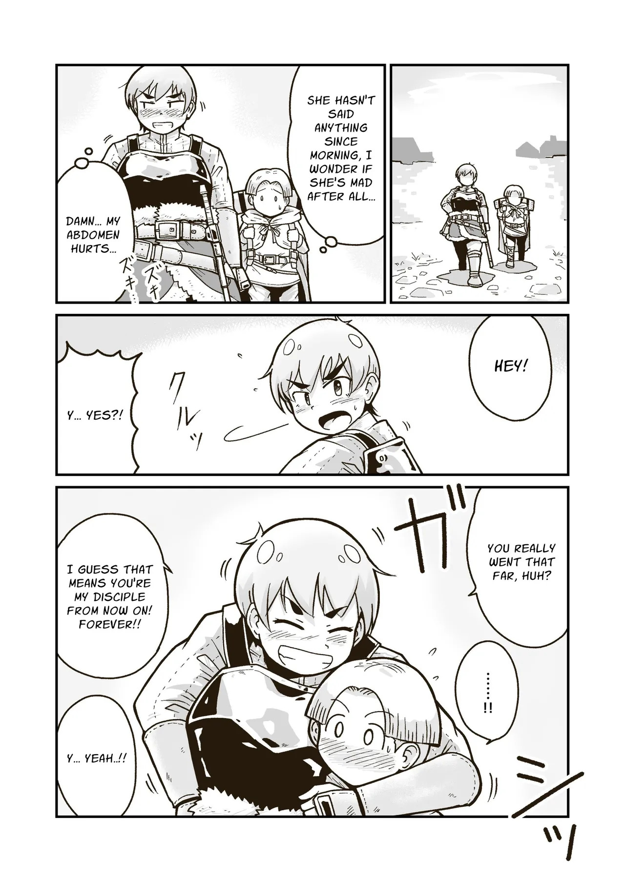 [GalleryCraft (Craft)] Me and My Master's Adventure Log ~Newbie Adventurer and Veteran Warrioress' First Time~ [English] [Leonardo DoJinshi] - Page 26