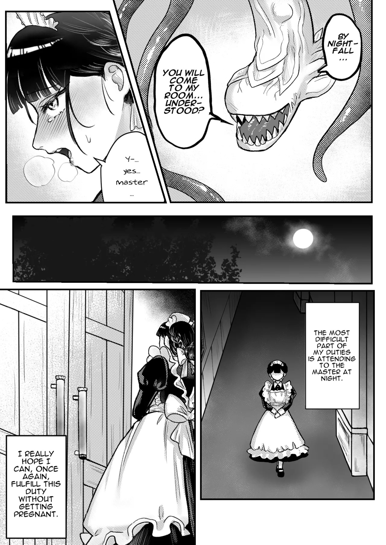 Maid-san no Shokushu zuke houshikatsudou (a Maid's tentacle soaked service duties) [English] - Page 10