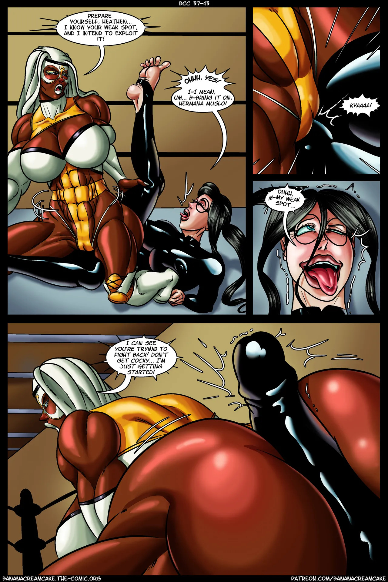 [Transmorpher DDS] Banana Cream Cake: Chapter 37 - Sapphic Sweating - Page 44