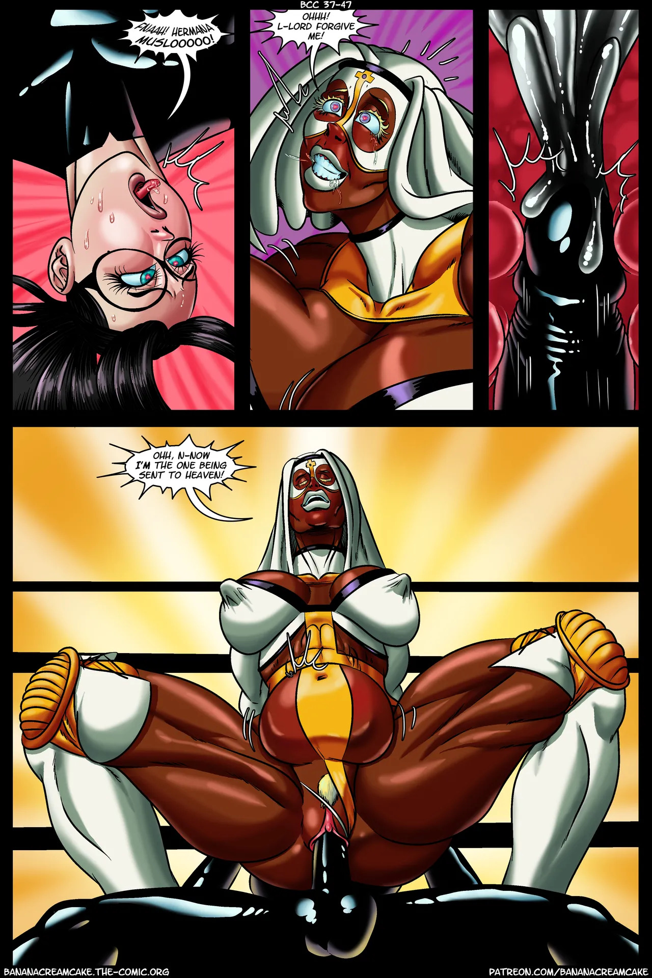 [Transmorpher DDS] Banana Cream Cake: Chapter 37 - Sapphic Sweating - Page 48