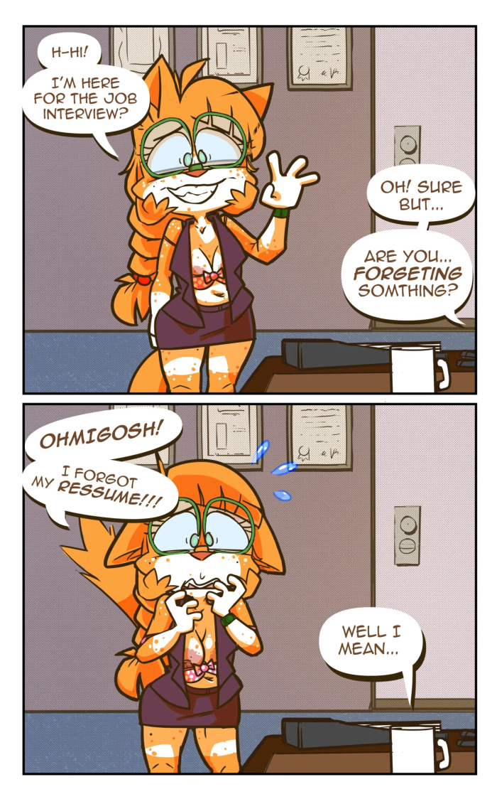 [Scott Ramsoomair (VGLewds/VGCats)] April Gets a Job