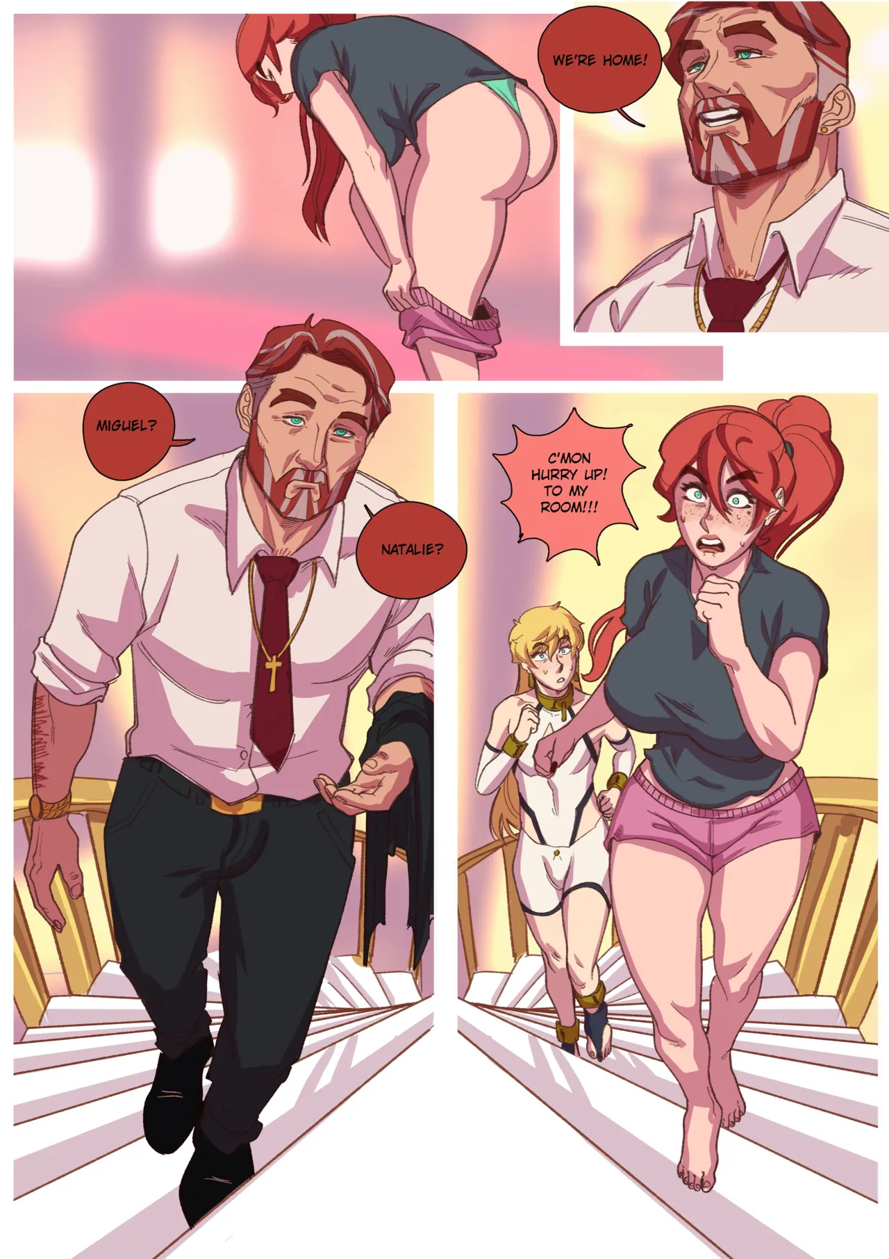 [Nastacic] Between Heaven & Hell: ch. 1 - Oil Massage [English] - Page 29