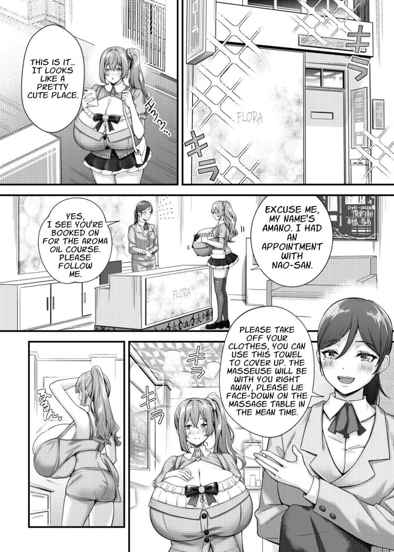 [Kannko Bokujyo (Kannko)] Choubakunyuu de Bonyuu Taishitsu no Watashi to Bakunyuu Daisuki Hentai Baito Senshi no Kusareen | Mega Busty Breastmilk Constitution Me & My Long-Term "Relationship" with a Boob-Obsessed Part Timer [English] [APA] - Page 18
