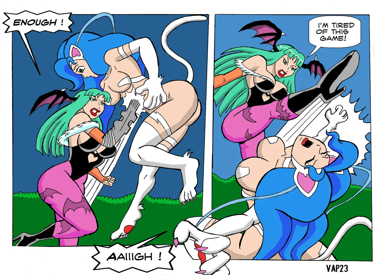 [CapV77] Morrigan Vs Felicia - Page 13