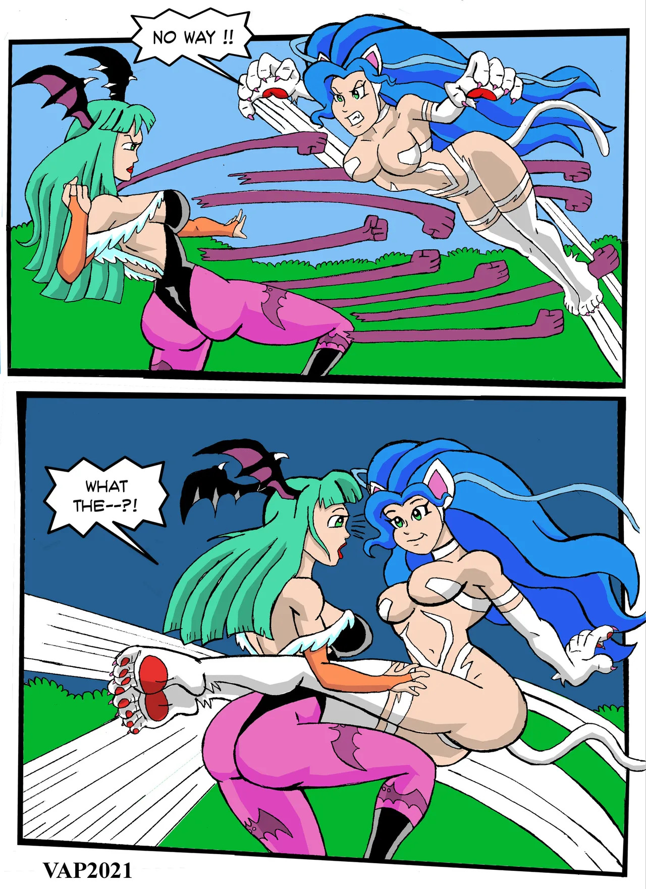 [CapV77] Morrigan Vs Felicia - Page 15