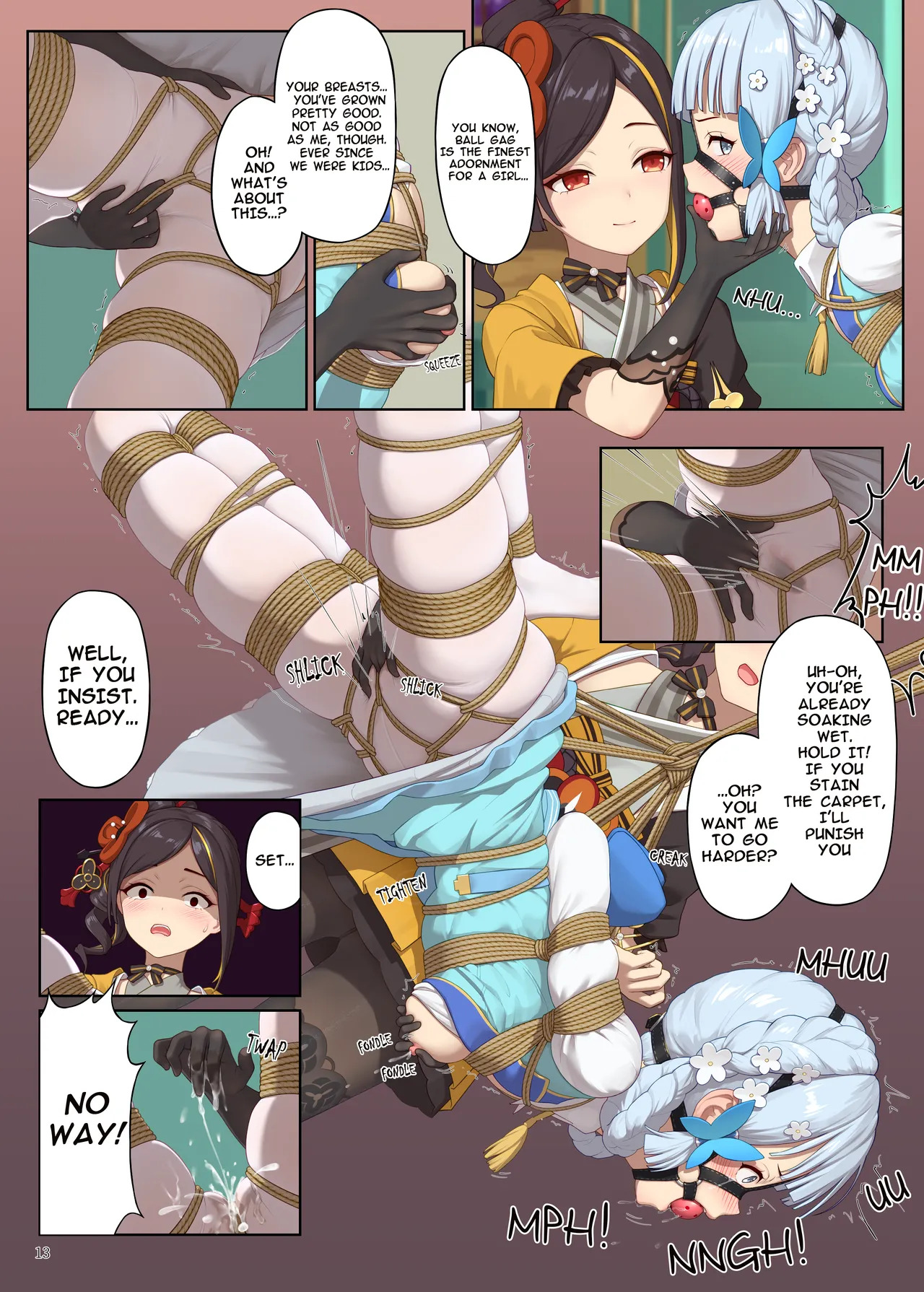 [Himitsu] En no Ori Ito (Genshin Impact) [English] - Page 13