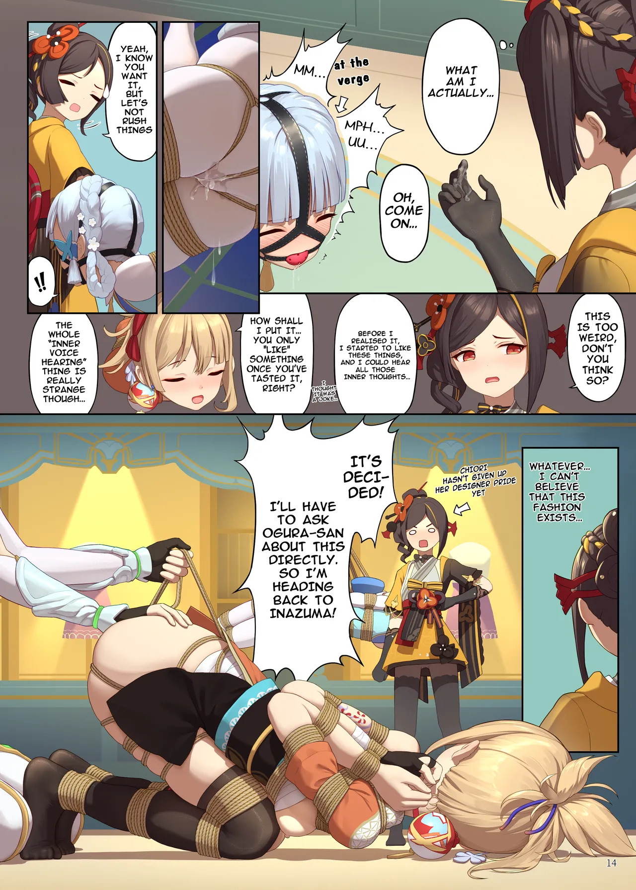 [Himitsu] En no Ori Ito (Genshin Impact) [English] - Page 14