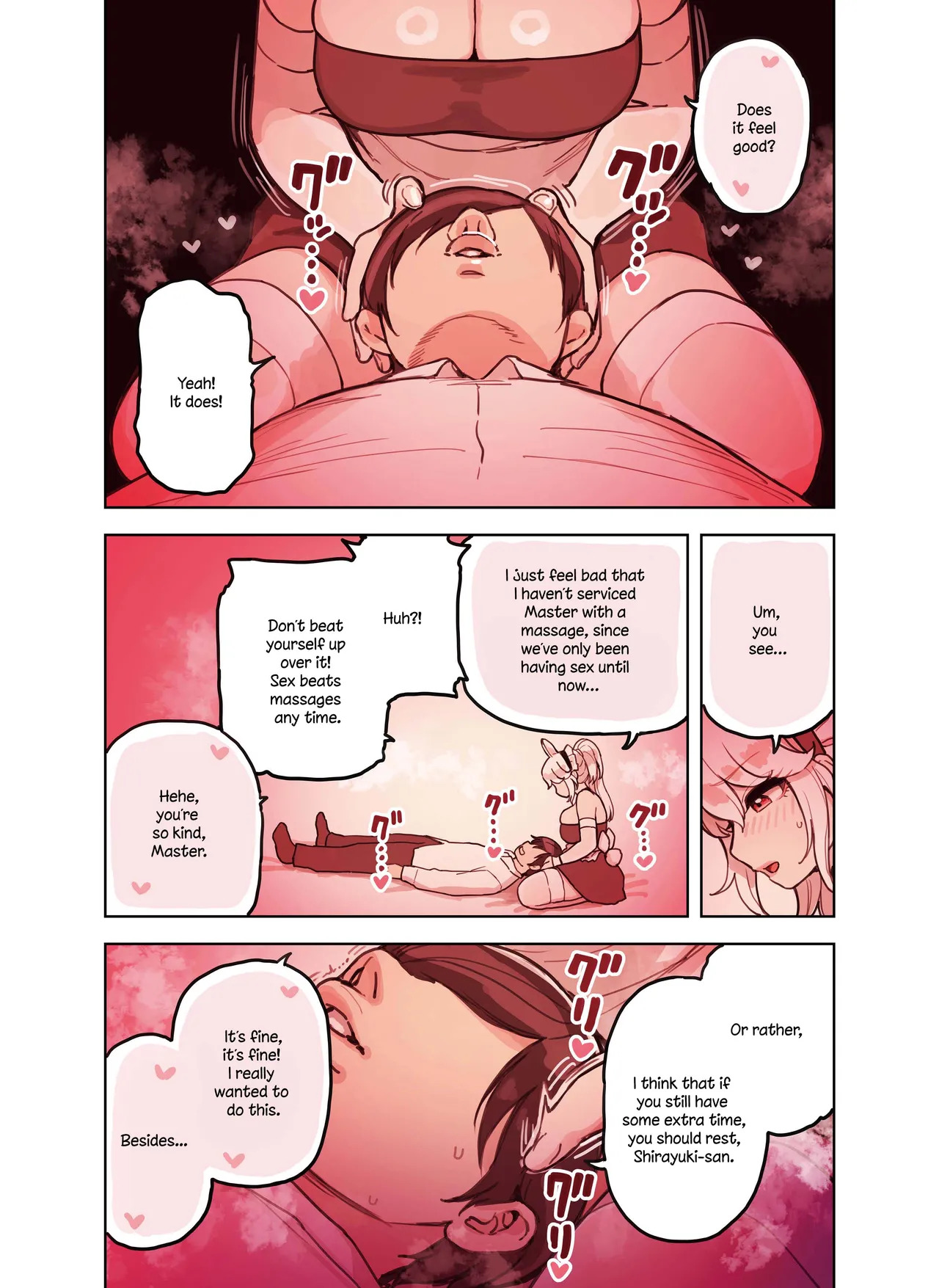 [Fukurasuzume (Sunaba Suzume)] The Handjob Parlor’s Most Popular Kemomimi Girl (Parts 1-3) [English] [Your Deer Friends Black] - Page 131