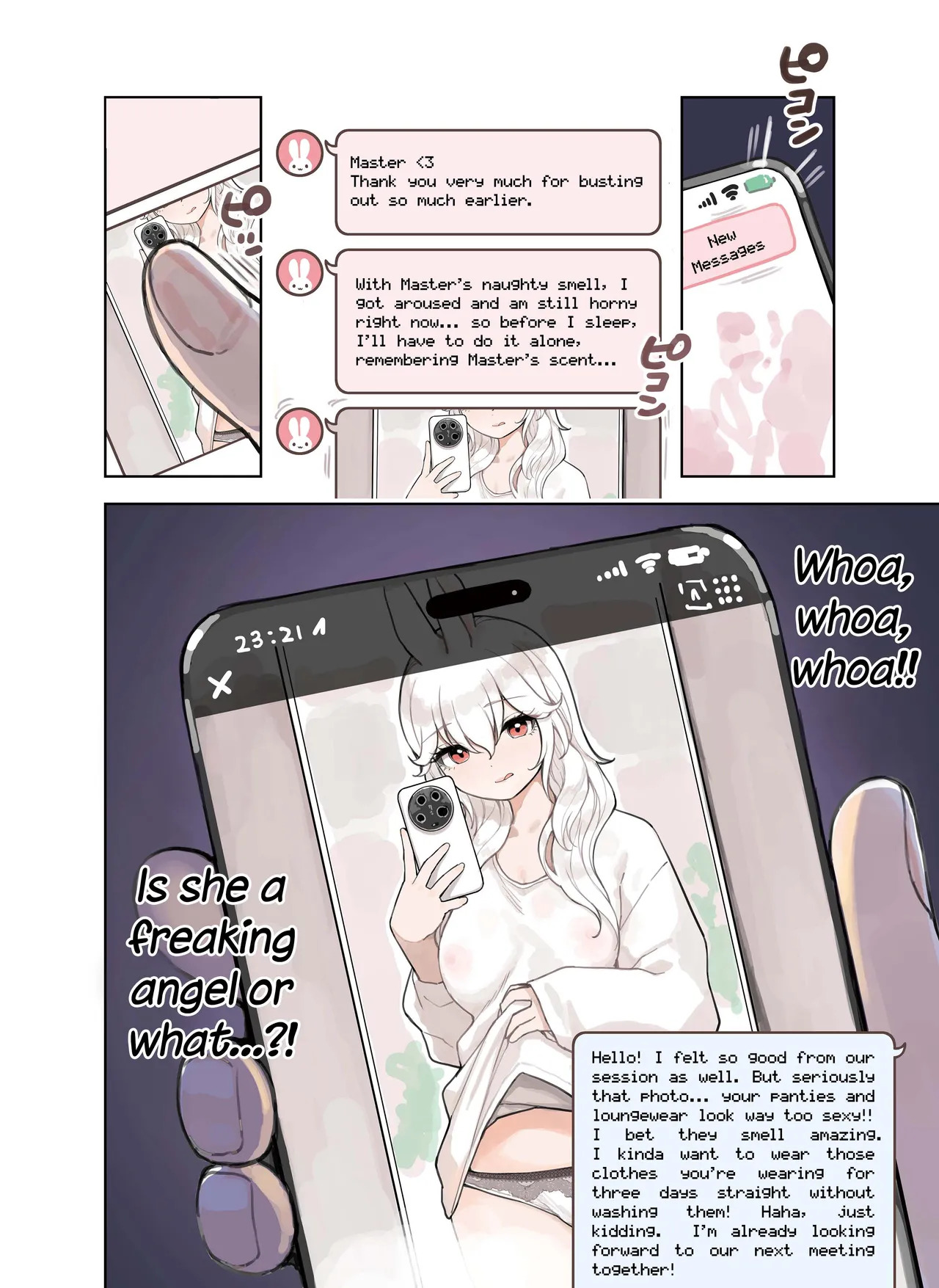 [Fukurasuzume (Sunaba Suzume)] The Handjob Parlor’s Most Popular Kemomimi Girl (Parts 1-3) [English] [Your Deer Friends Black] - Page 34