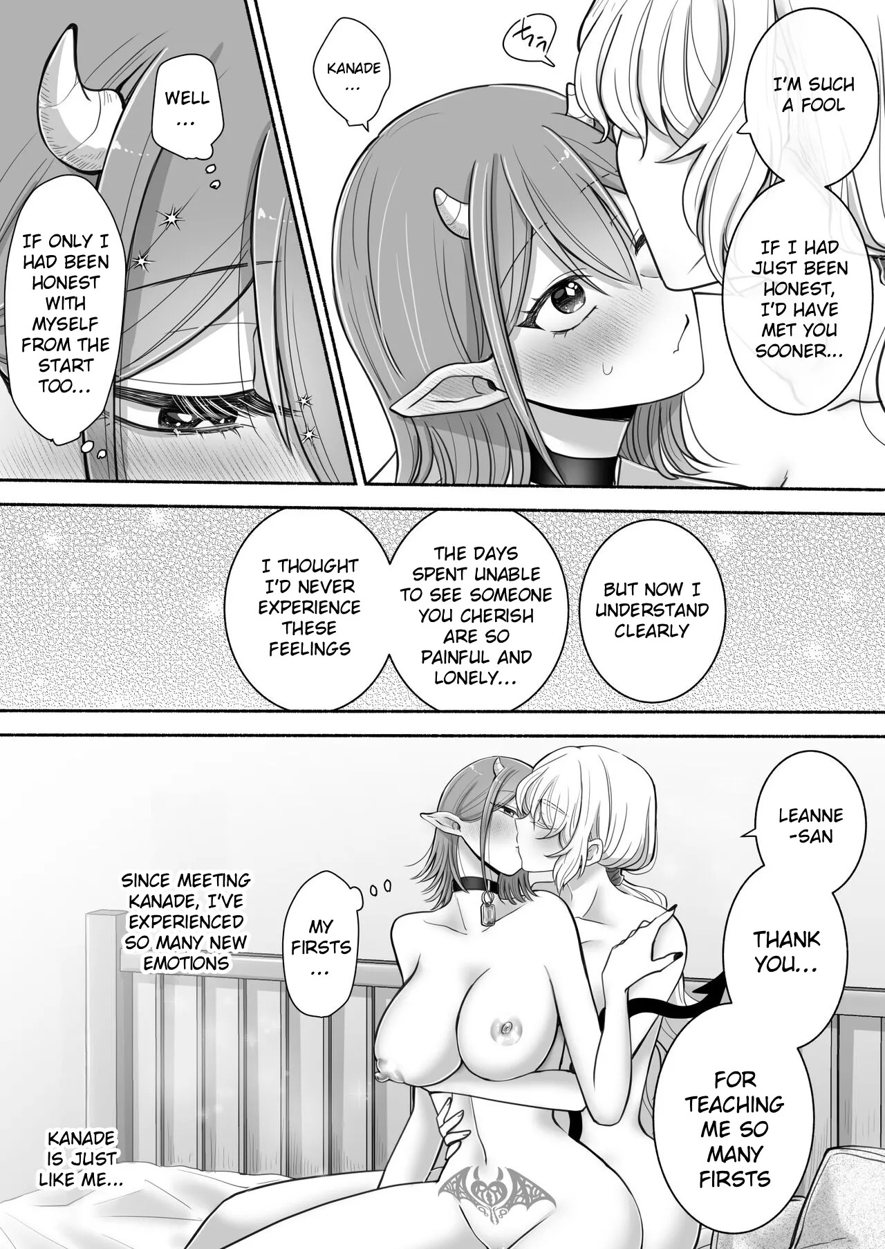 [U League (Yusuri)] Yuri de Succubus! 2 ~Koi suru Inma, Ningen to no Koi o Jouju saseru!?~ | Yuri de Succubus! 2 - A Lovestruck Succubus Makes Her Love with a Human Come True! [English] - Page 48