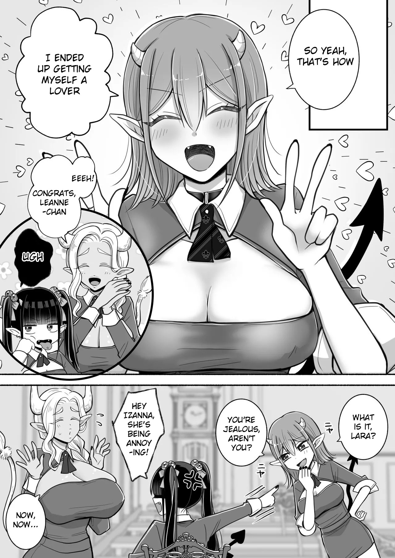 [U League (Yusuri)] Yuri de Succubus! 2 ~Koi suru Inma, Ningen to no Koi o Jouju saseru!?~ | Yuri de Succubus! 2 - A Lovestruck Succubus Makes Her Love with a Human Come True! [English] - Page 51
