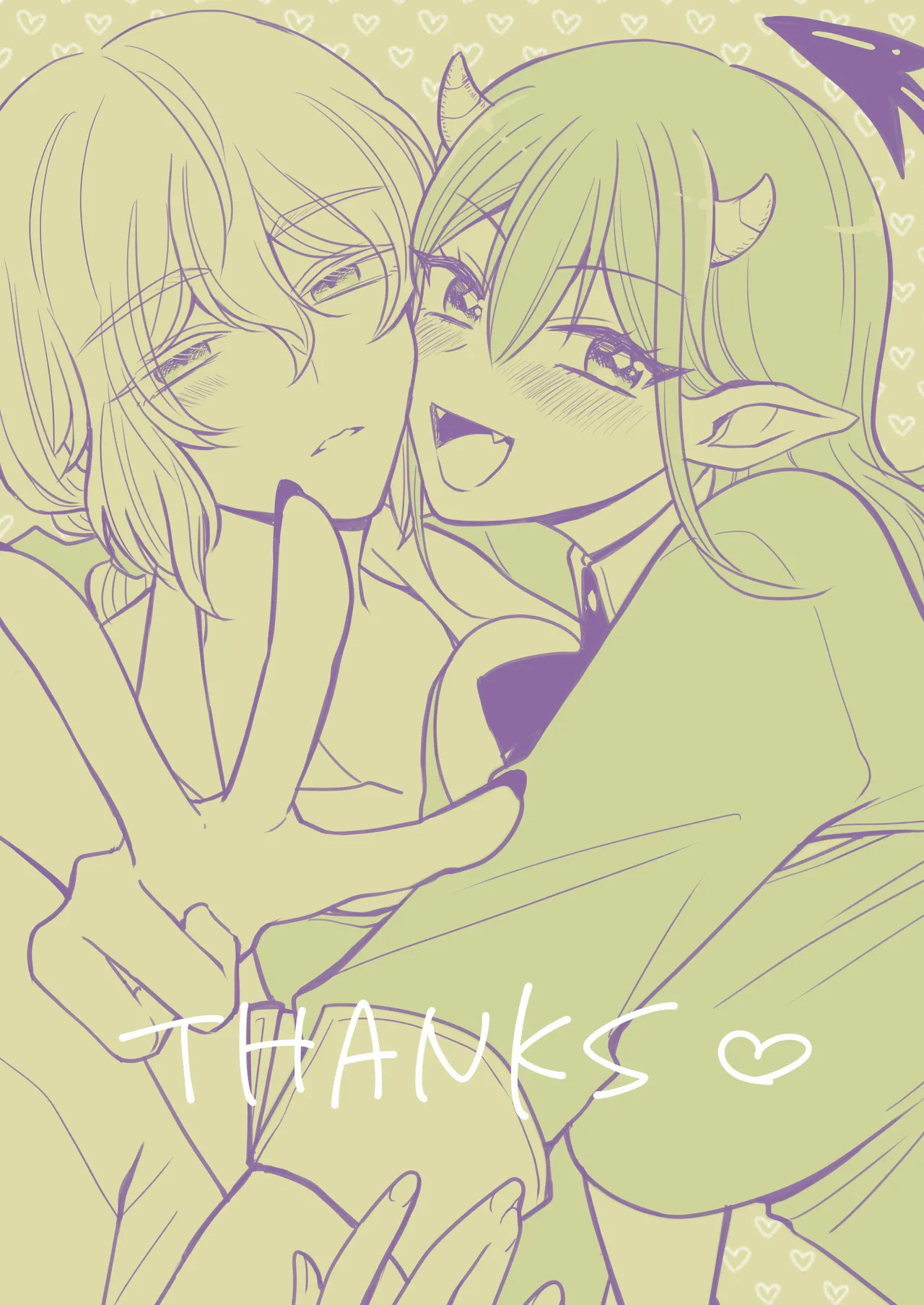 [U League (Yusuri)] Yuri de Succubus! 2 ~Koi suru Inma, Ningen to no Koi o Jouju saseru!?~ | Yuri de Succubus! 2 - A Lovestruck Succubus Makes Her Love with a Human Come True! [English] - Page 57