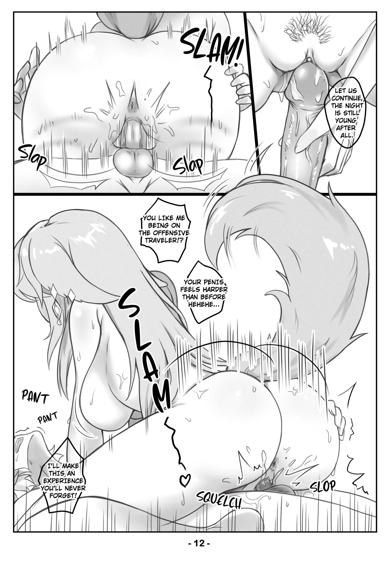 [BruLee] Alluring Kitsune Yae (Genshin Impact) [English] - Page 12