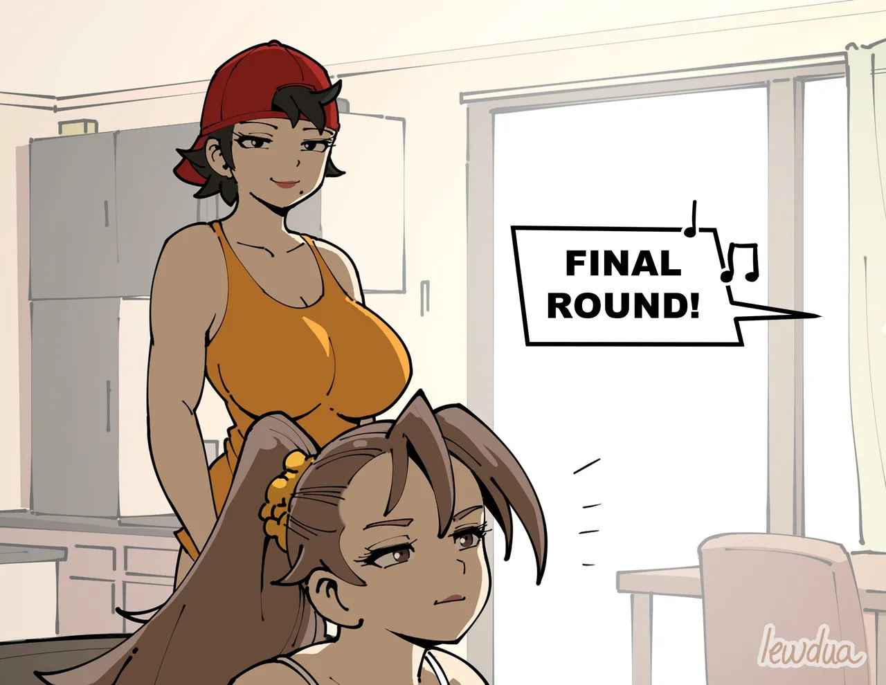 [Lewdua] David and Natasha Flirting (Hairy) - Page 12