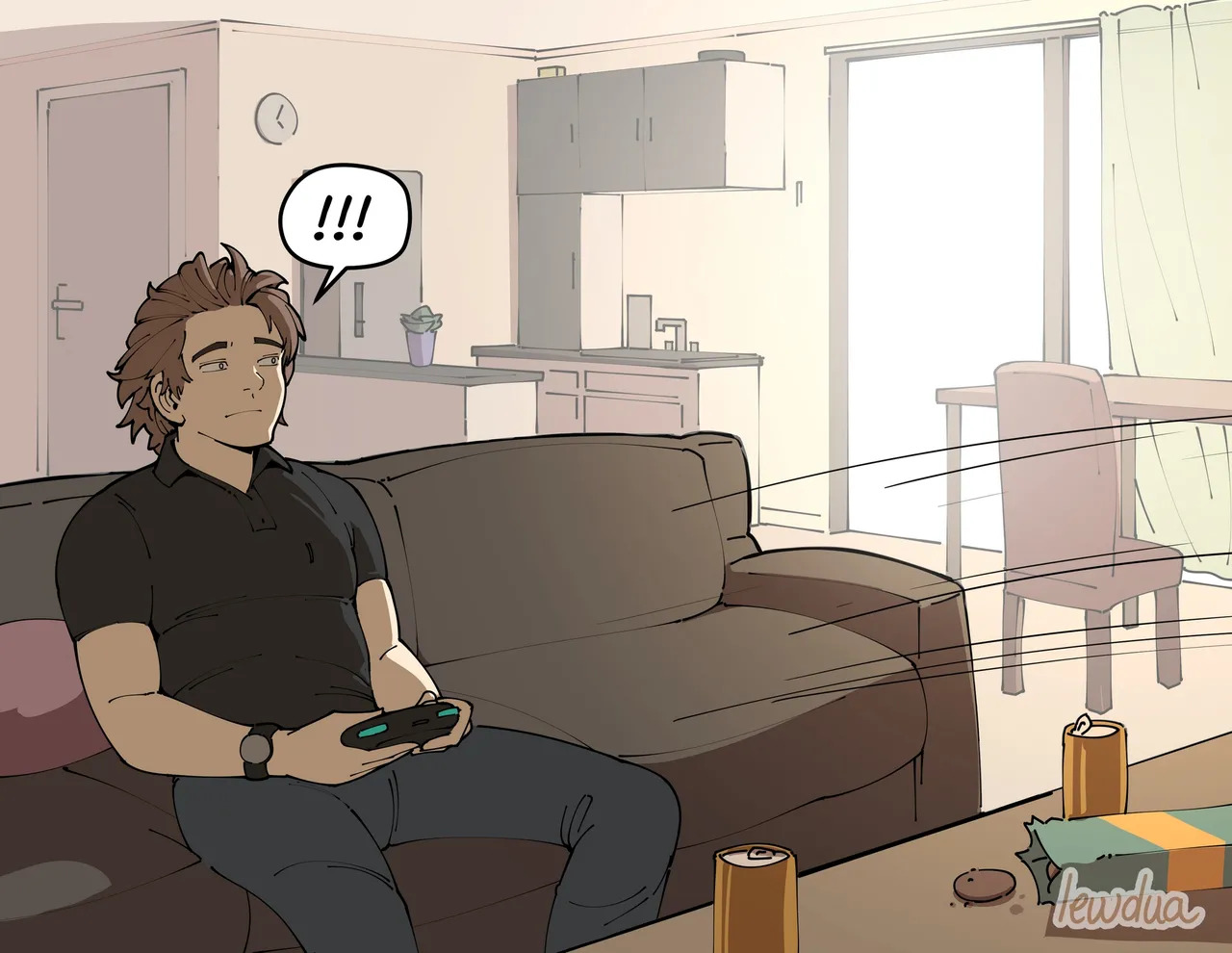 [Lewdua] David and Natasha Flirting (Hairy) - Page 16