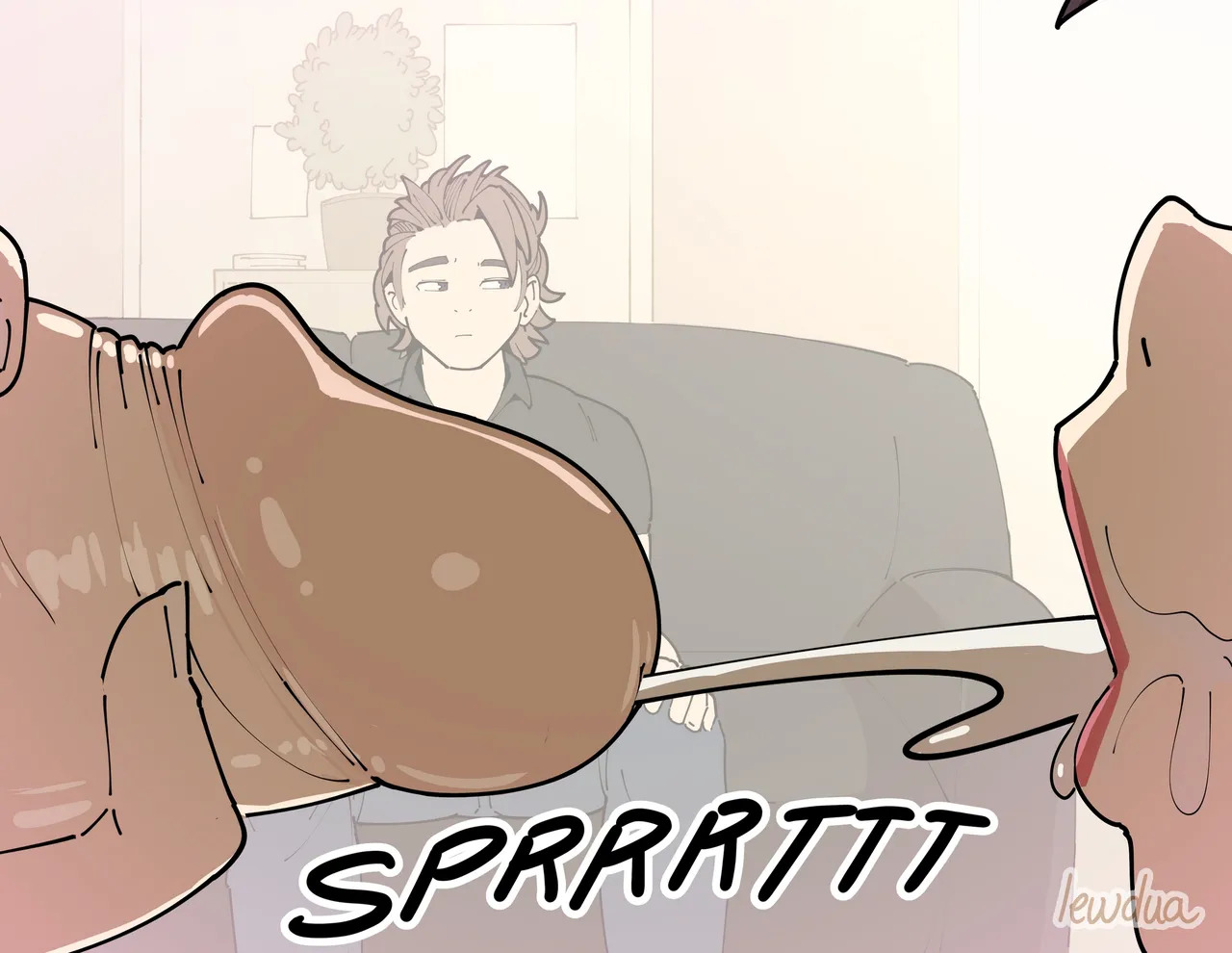 [Lewdua] David and Natasha Flirting (Hairy) - Page 25