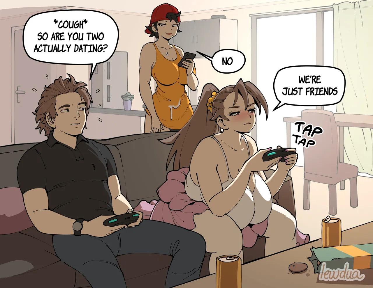 [Lewdua] David and Natasha Flirting (Hairy) - Page 29