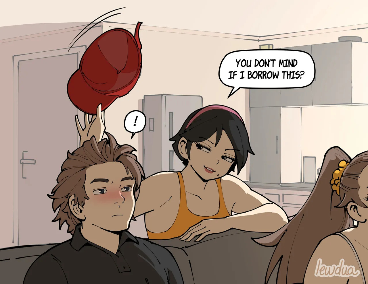 [Lewdua] David and Natasha Flirting (Hairy) - Page 9