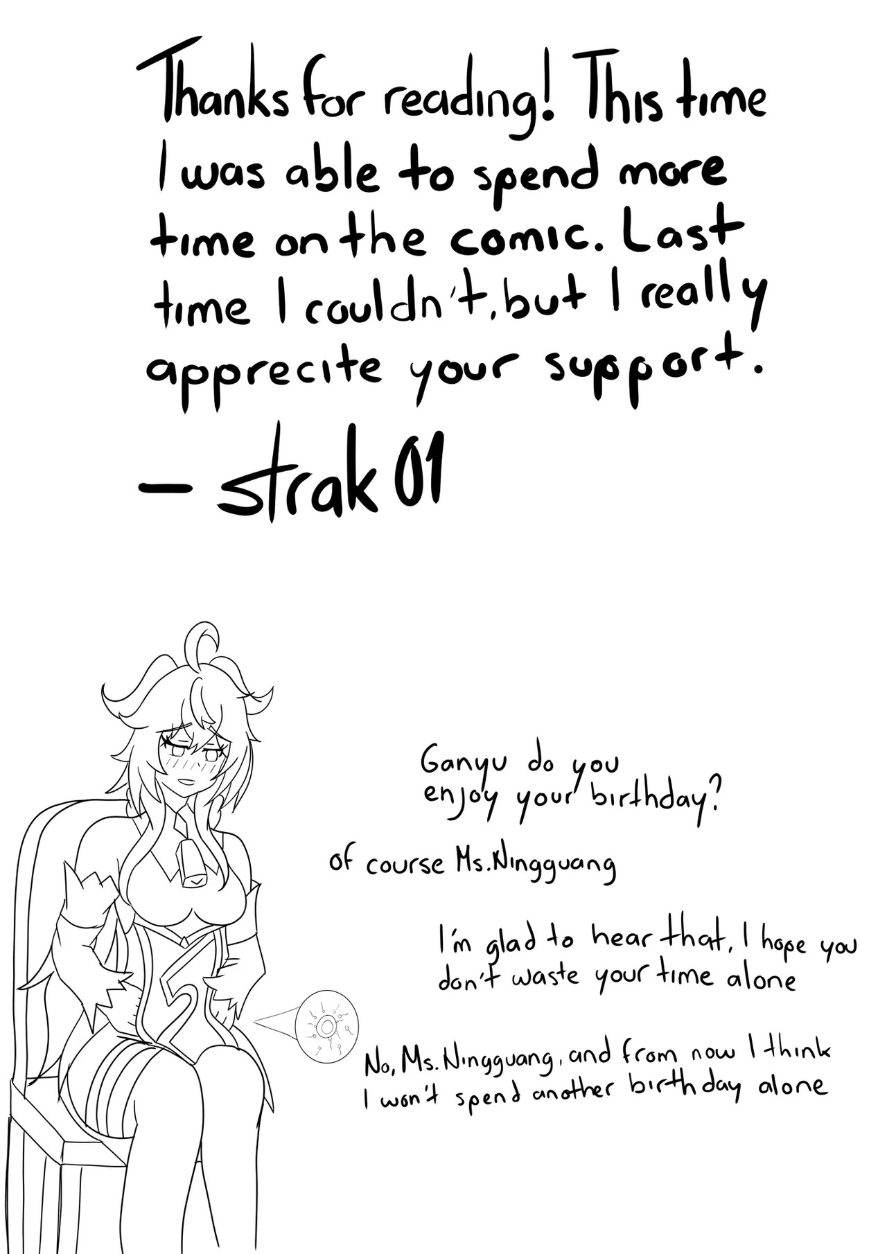 [Strak01] Ganyu's Birthday (Genshin Impact) - Page 14