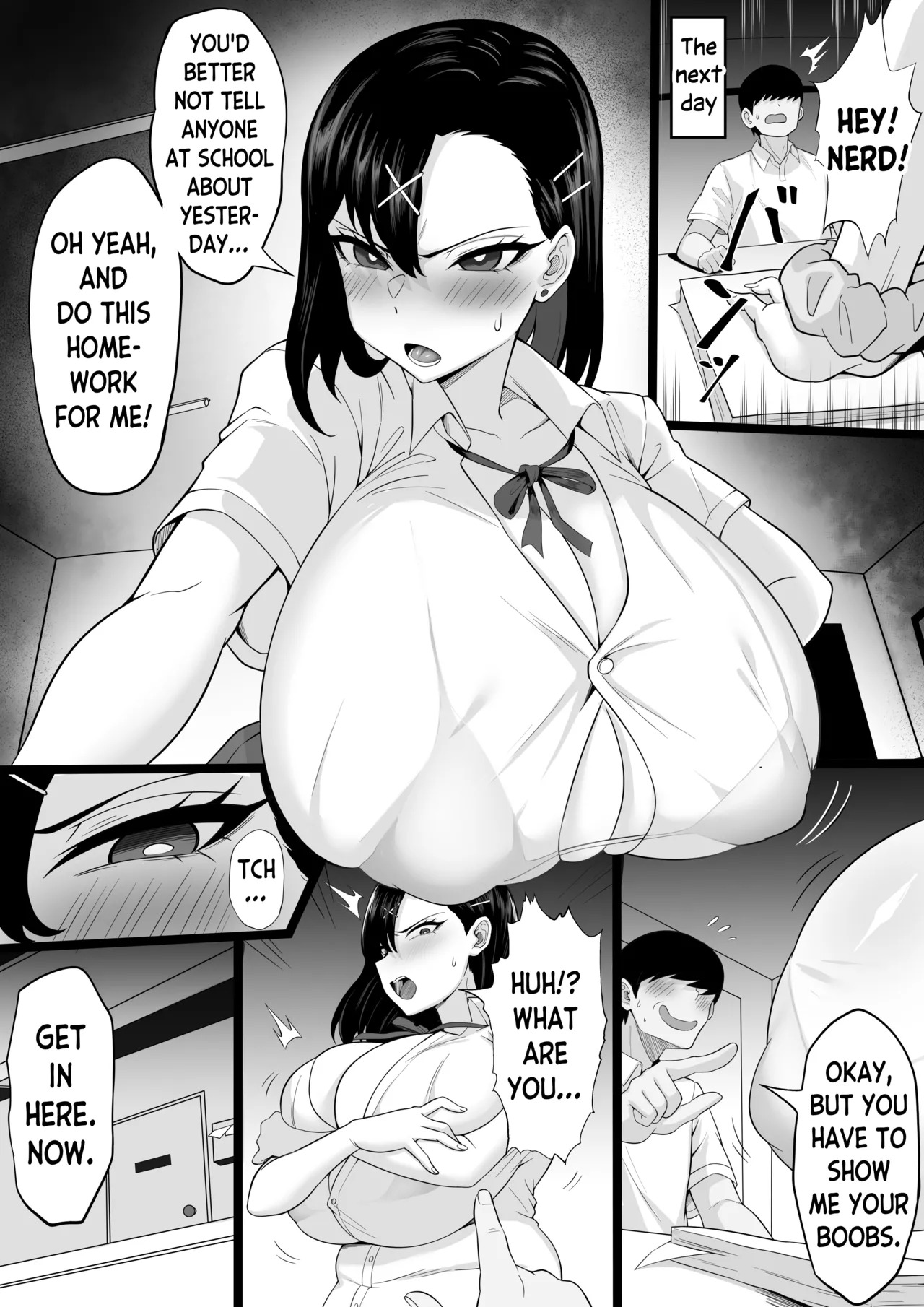 [Anabuki Bouhatei] Bakunyuu Gal no Kakushigoto | Busty Gyaru's Secret [English] [skibidibenki] - Page 9