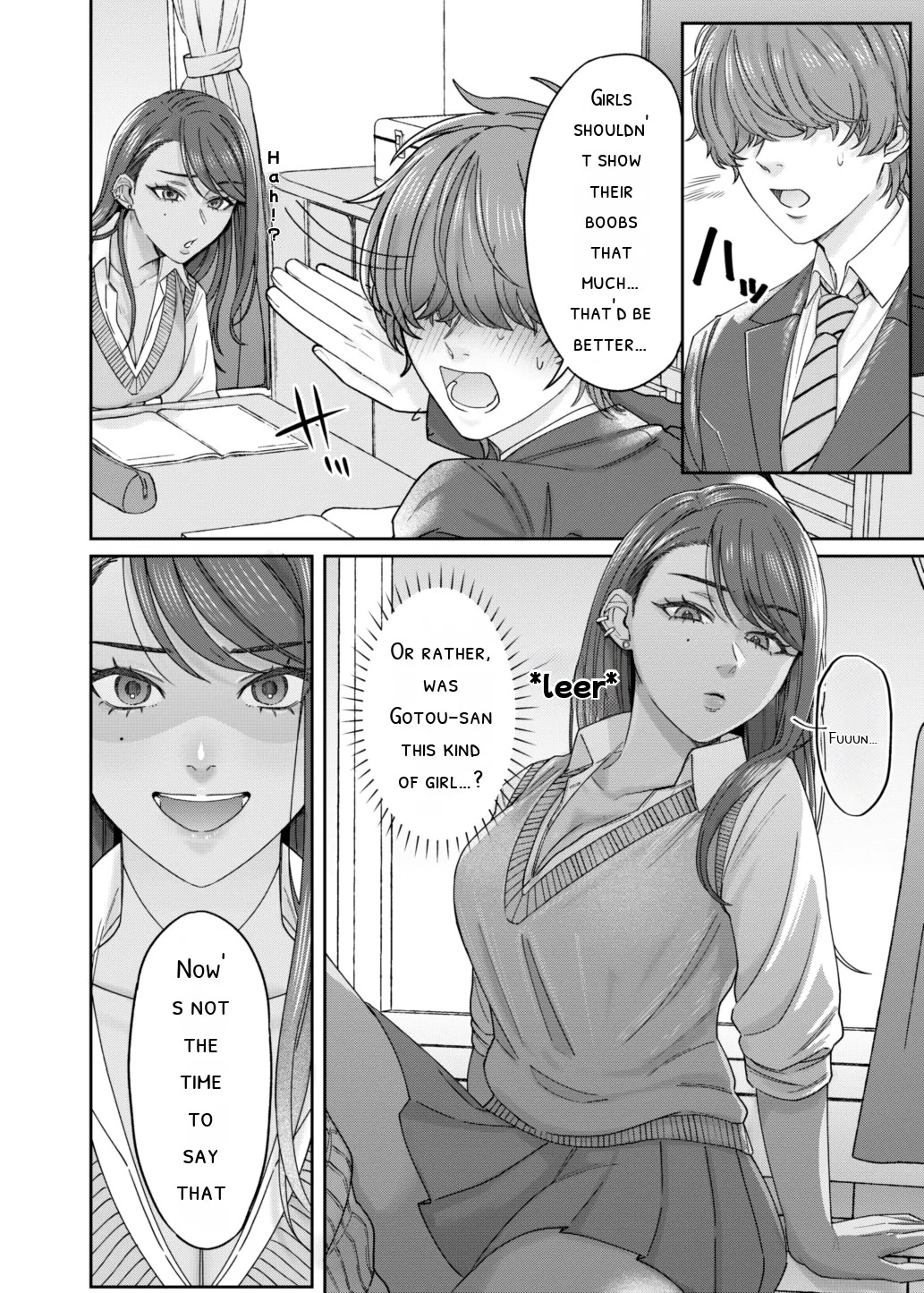 [Deppatsu Shinkoo (Negita Shio)] Kuro Gyaru Osananajimi to Himitsu no Benkyou Shichau Hanashi - Page 11