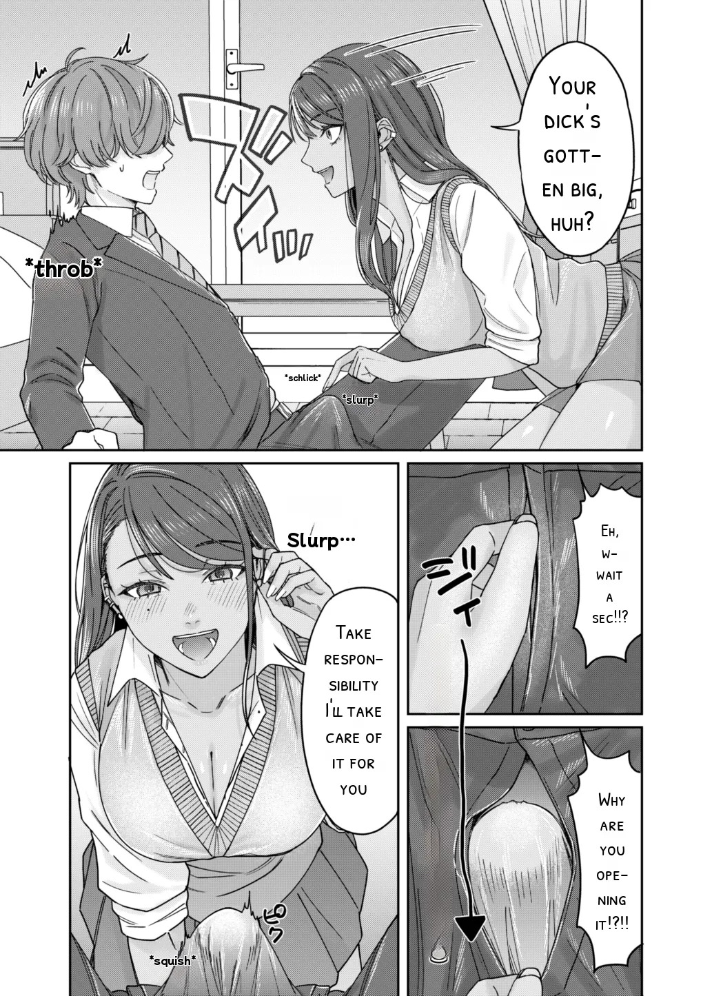 [Deppatsu Shinkoo (Negita Shio)] Kuro Gyaru Osananajimi to Himitsu no Benkyou Shichau Hanashi - Page 12