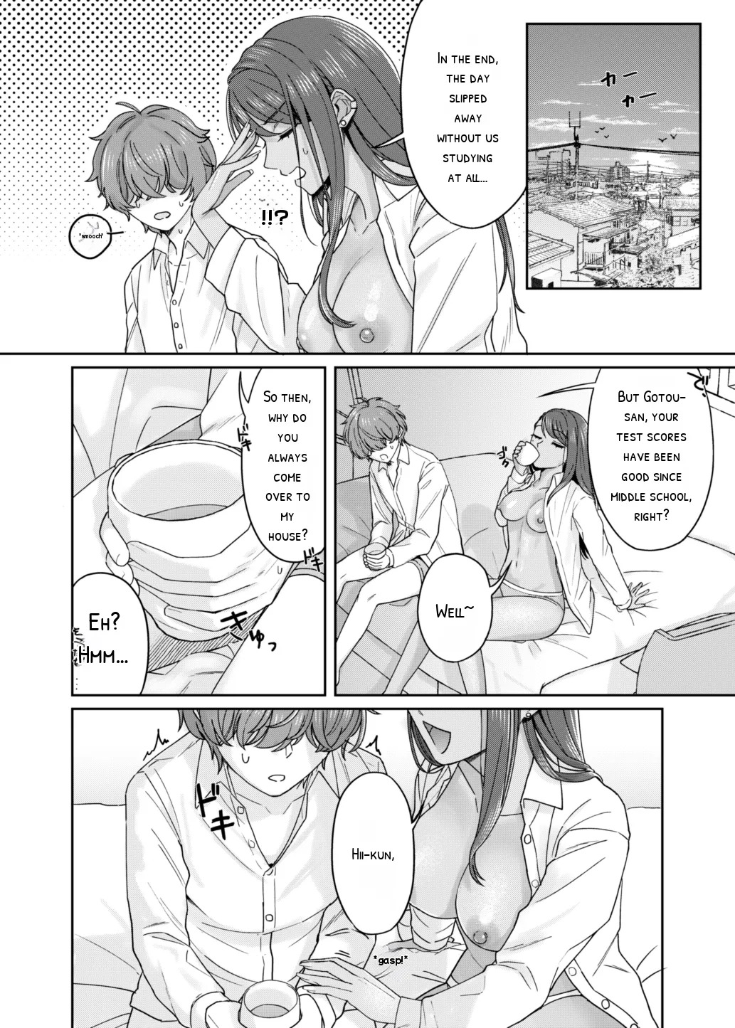 [Deppatsu Shinkoo (Negita Shio)] Kuro Gyaru Osananajimi to Himitsu no Benkyou Shichau Hanashi - Page 27