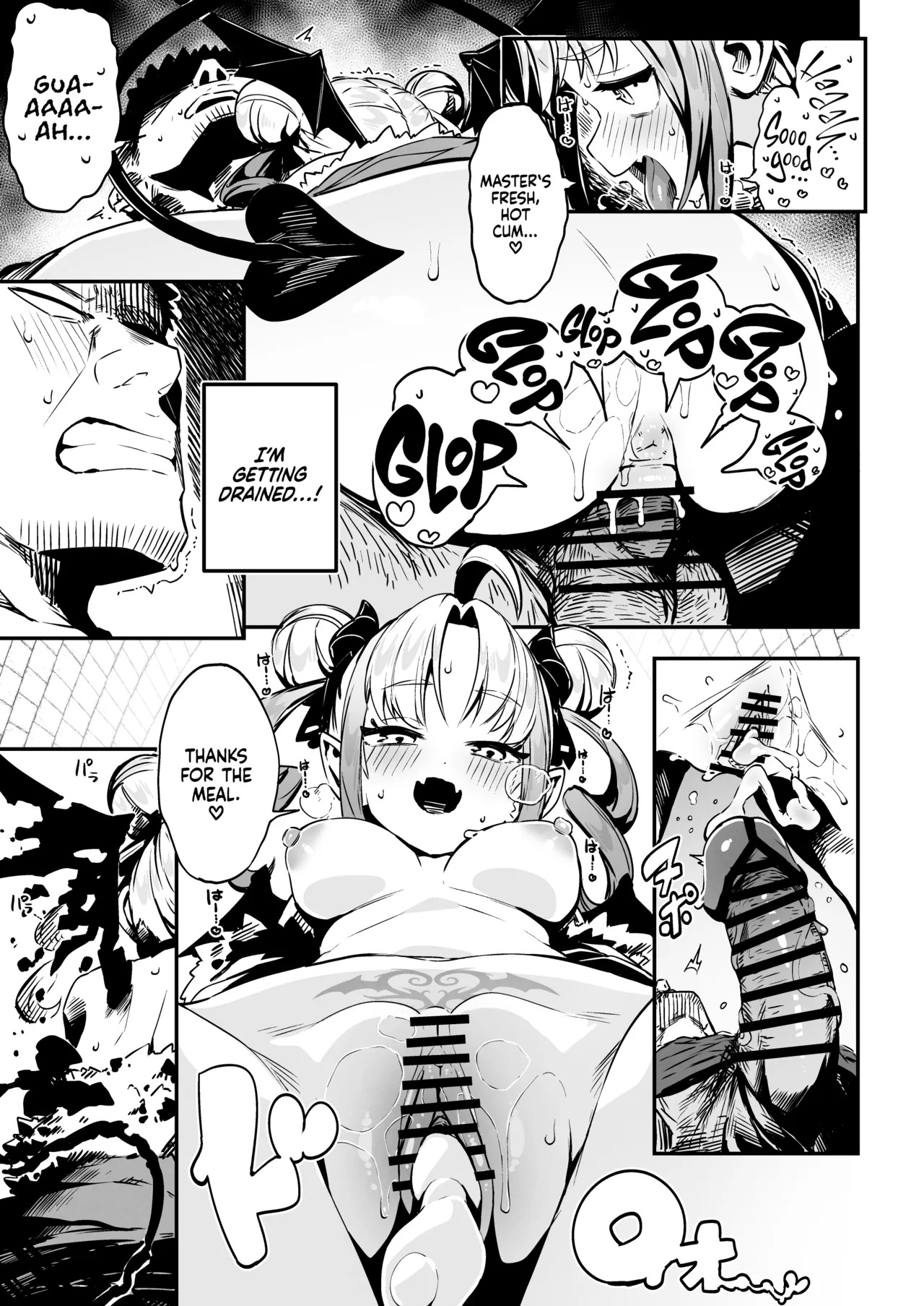 [Mannen Dokodoko Dondodoko (Tottotonero Tarou.)] Nee Goshujin Kyo no "Gohobi" Madaa? Bokukko Mesugaki Half Sakyubasu Dorei Musume ni Gohobi Seikatsu | Hurry, Master! ❤︎ Are You Ready To Give Me Today's "Reward"? Living With A Bratty Mesugaki Half-Succubus Slave [English] [Xzosk] - Page 12