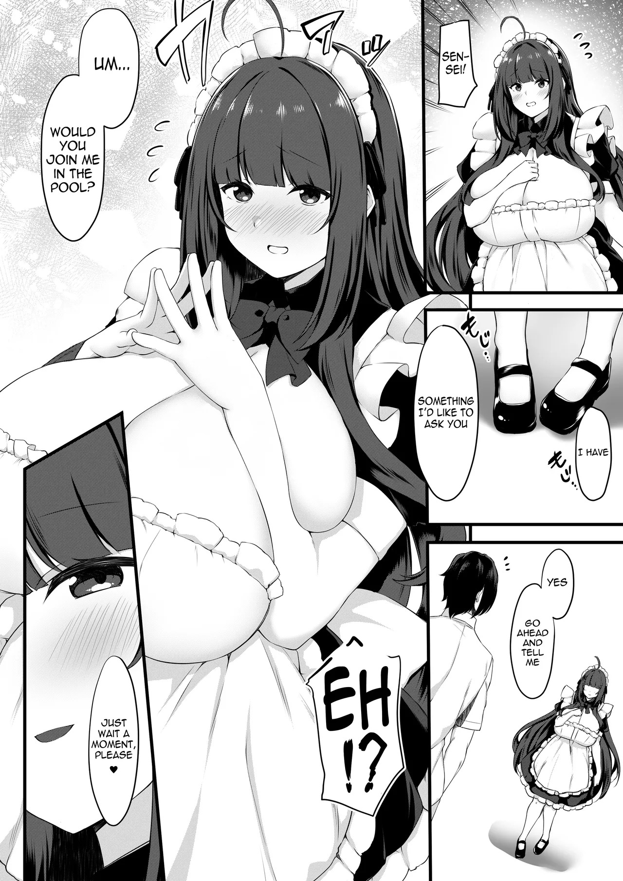 [Script Garden (Arashiki Mamizu)] Oshiego Maid no Manatsu Jijou - SUMMER VACATION OF STUDENT MAID [English] [meganekun_tl] [Digital] - Page 9