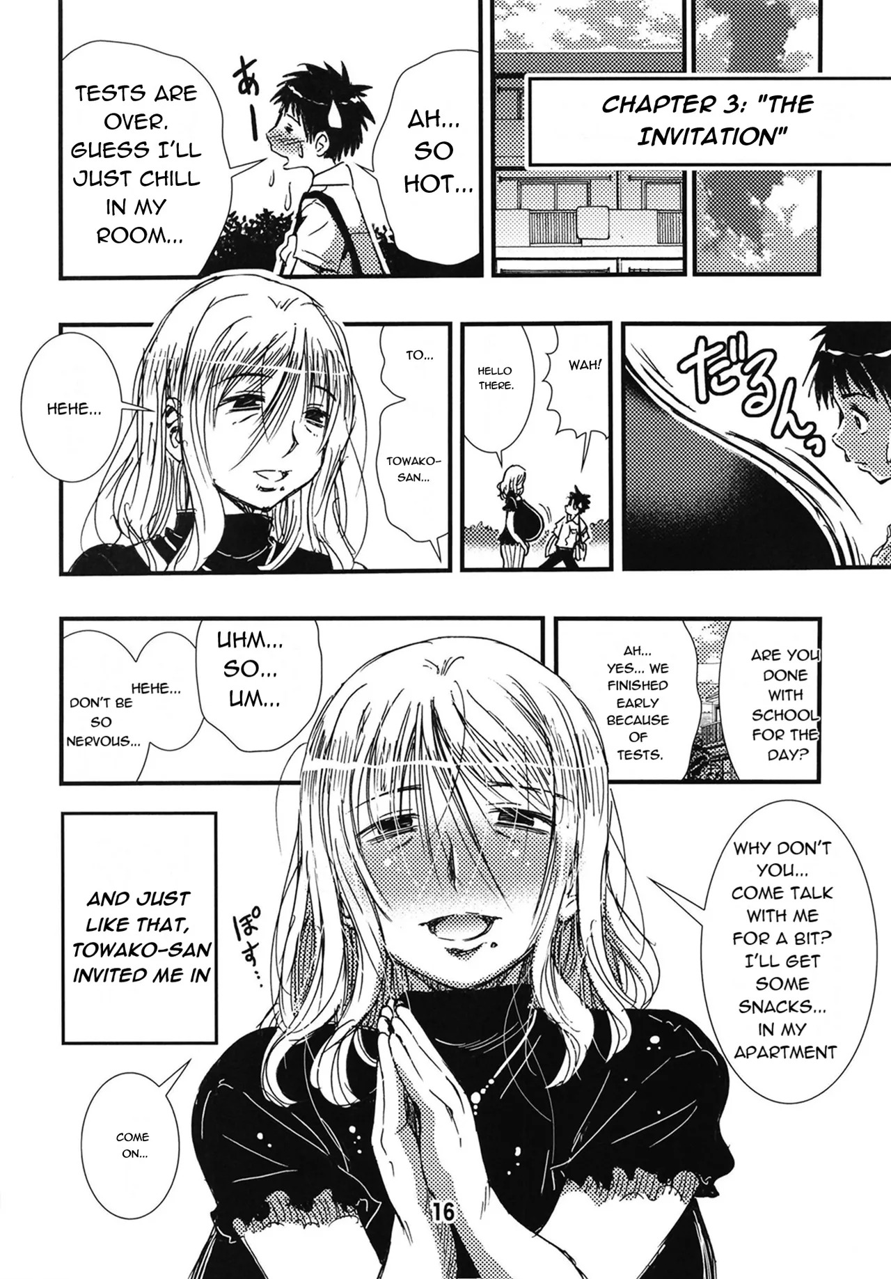 [Matsuyama Seiji (Matsuyama Seiji)] 56-sai Bust 256cm Danchizuma Ookiku Tareta Jukujo no Chibusa... Boku wa Kono Hito de Doutei o Sotsugyou Shita. [English] [Digital] - Page 16
